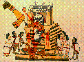 Aztec human sacrifice
