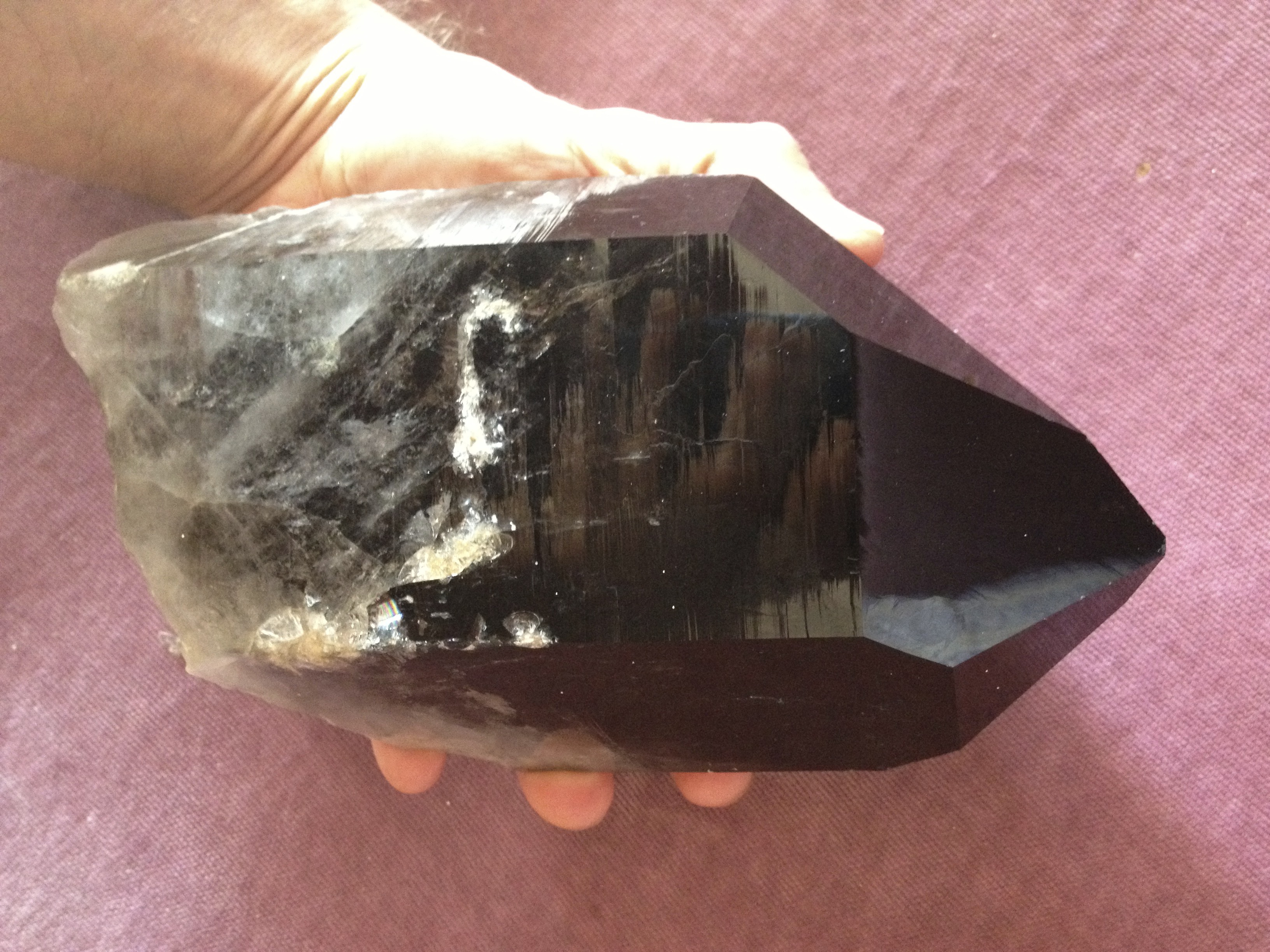 large irradiated Arkansas Quartz