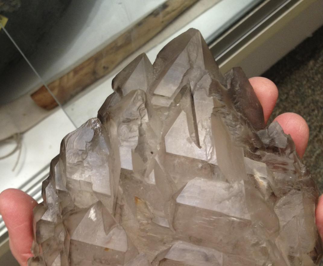 awesome Smoky Elestial I saw in a 'local rock shop' with a price tag of $150 more than I'd sold a similar piece for