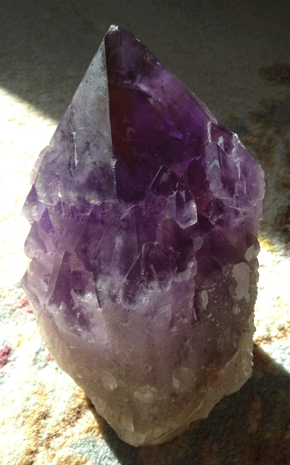 Ametrine Cathedral in sunlight