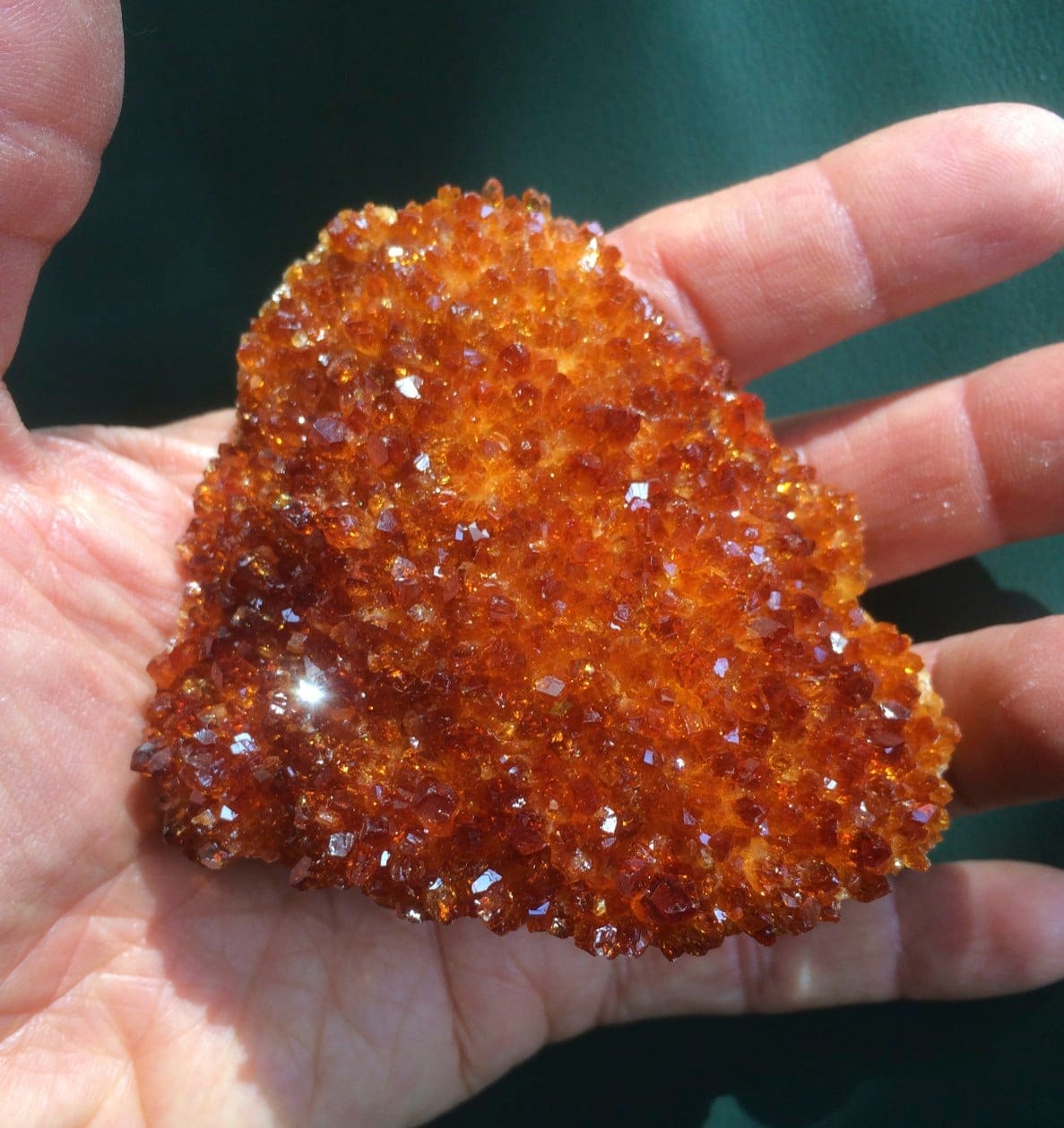 nice 'faux' Citrine - occasionally extremely beautiful - is better for display than energy work