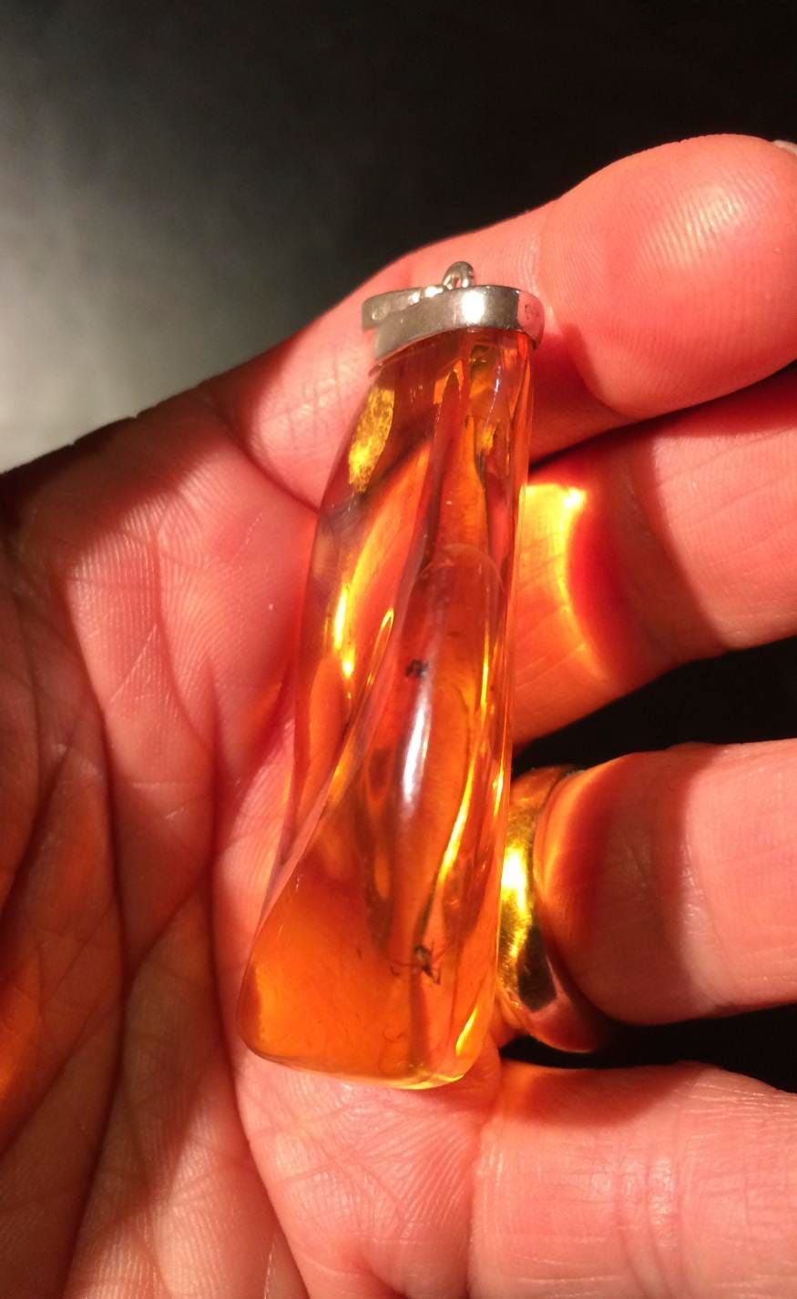 Amber & Jet are light density power stones - and because their weight is less than their size would suggest - they tend to wick away blockage and tightness.