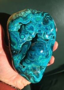 Chrysocolla - humility - and self forgiveness.