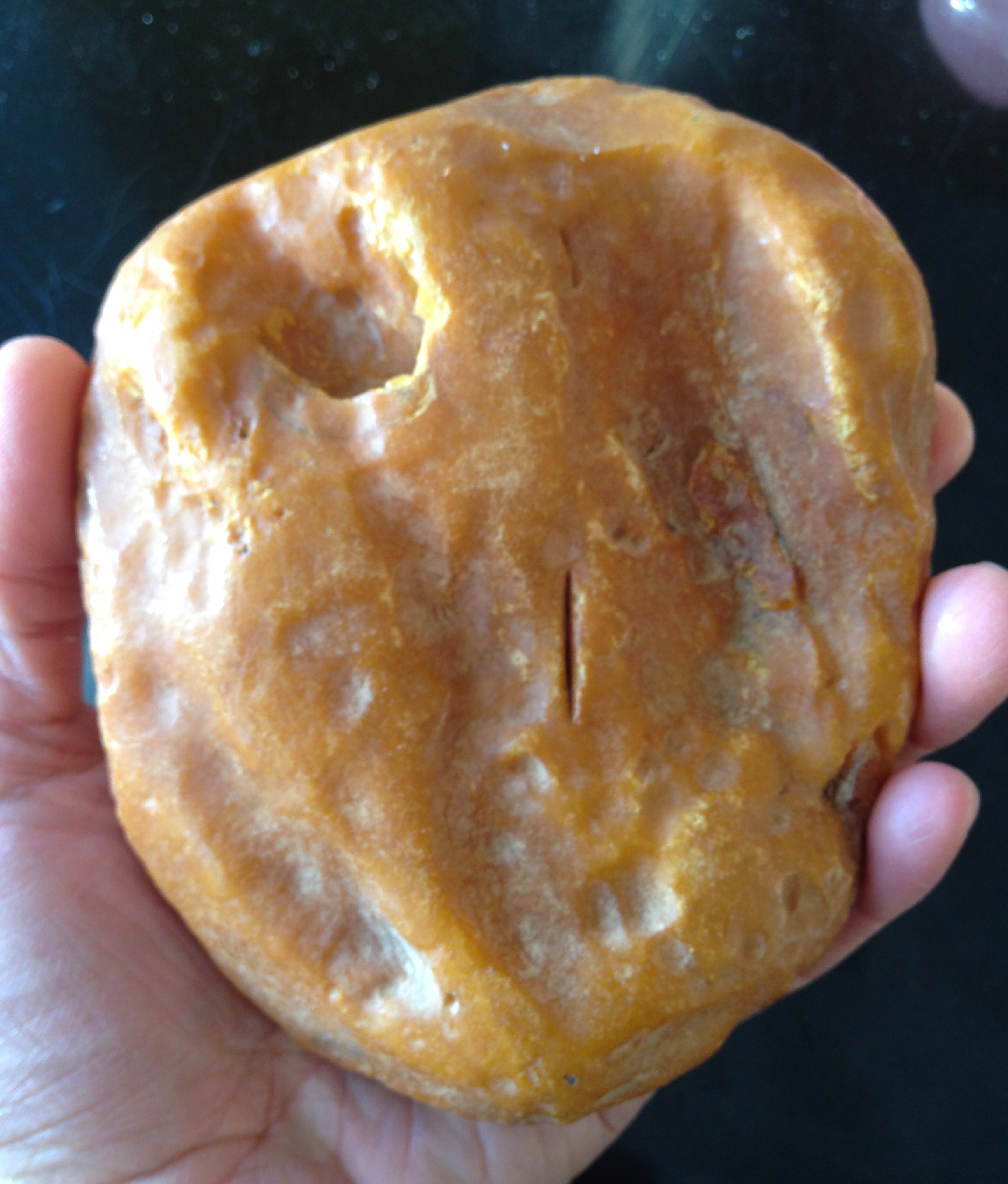 Amber - by its lighter density - automatically creates a magnetism, or pull, from the more dense, to the less dense.