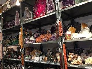 shelves and shelves of product