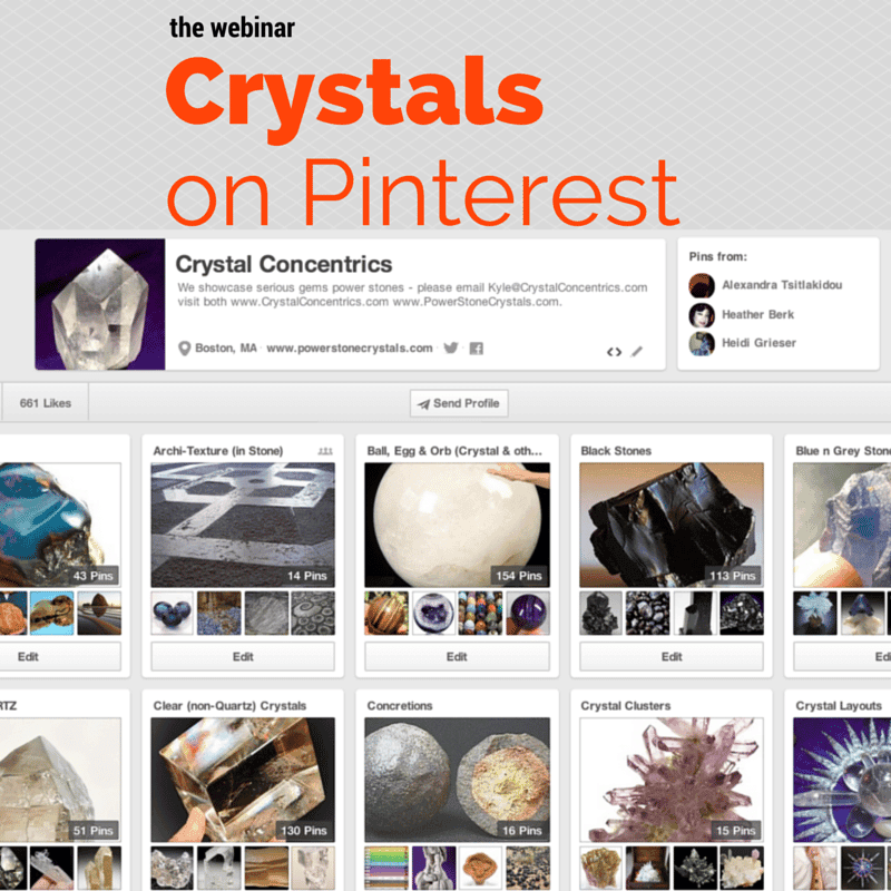 Crystal Tour on Pinterest Webinar