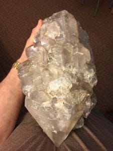 This ginormous Elestial Milky Smoky DT I'd had for decades - but it came time to pass it along - but for a pretty penny...I haven't seen any like it since.