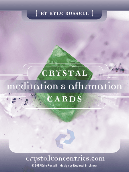 Crystal Meditation & Affirmation Card Deck (2nd edition) new