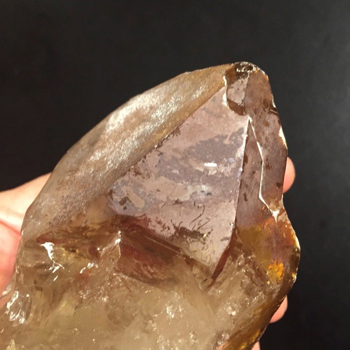 Citrine, natural (carving) crystal skull generator point, healing crystal - Image 7