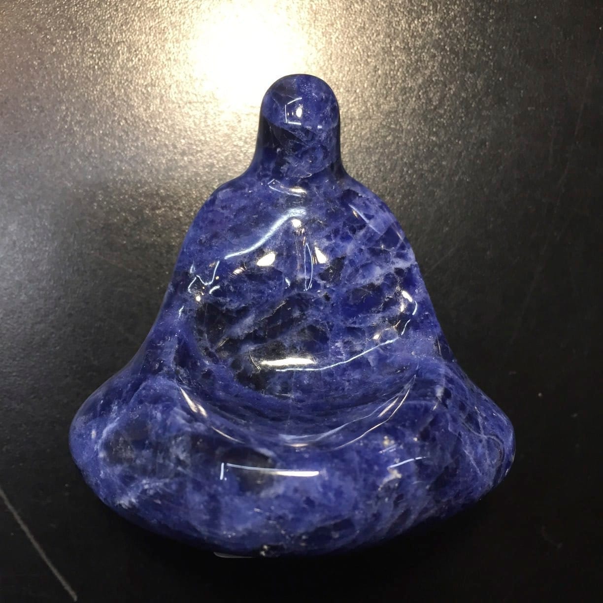 Sodalite (carving) devotional Meditator healing crystal