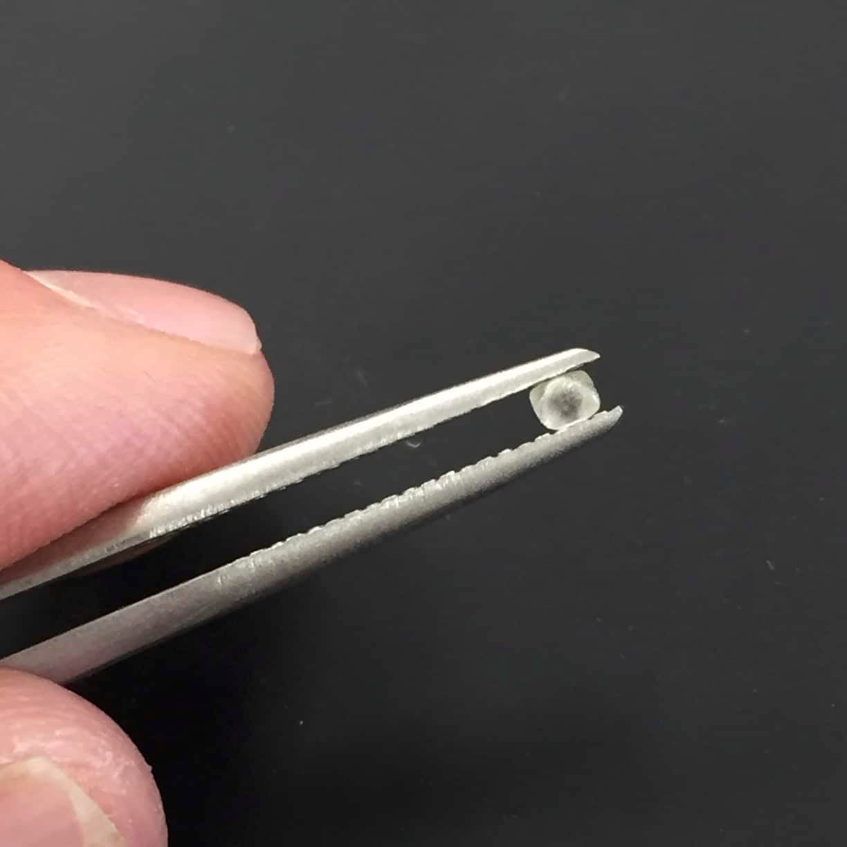 Diamond rough (.085ct) octahedral healing crystal