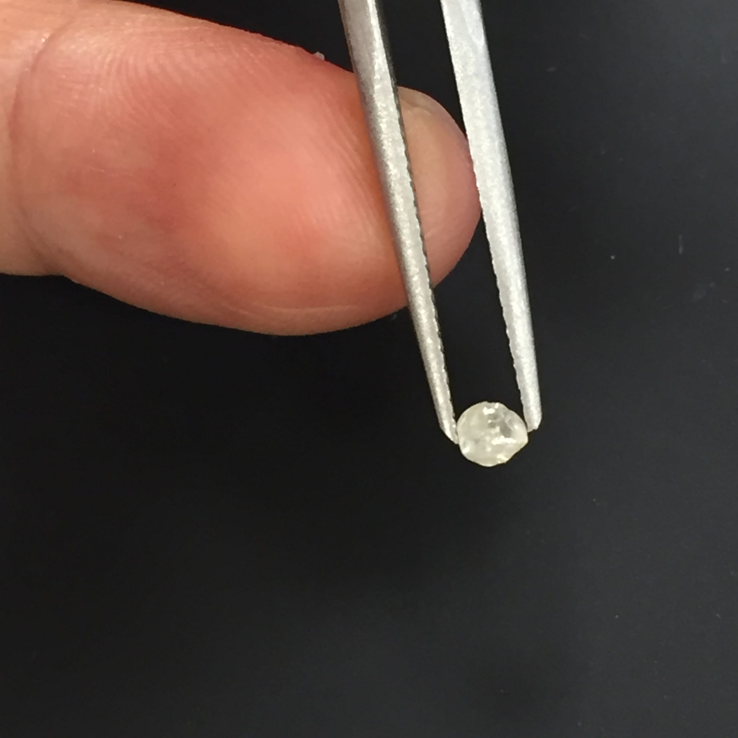 Diamond rough (.175ct/3mm) octahedral Crystal 'double octo' healing crystal - Image 5