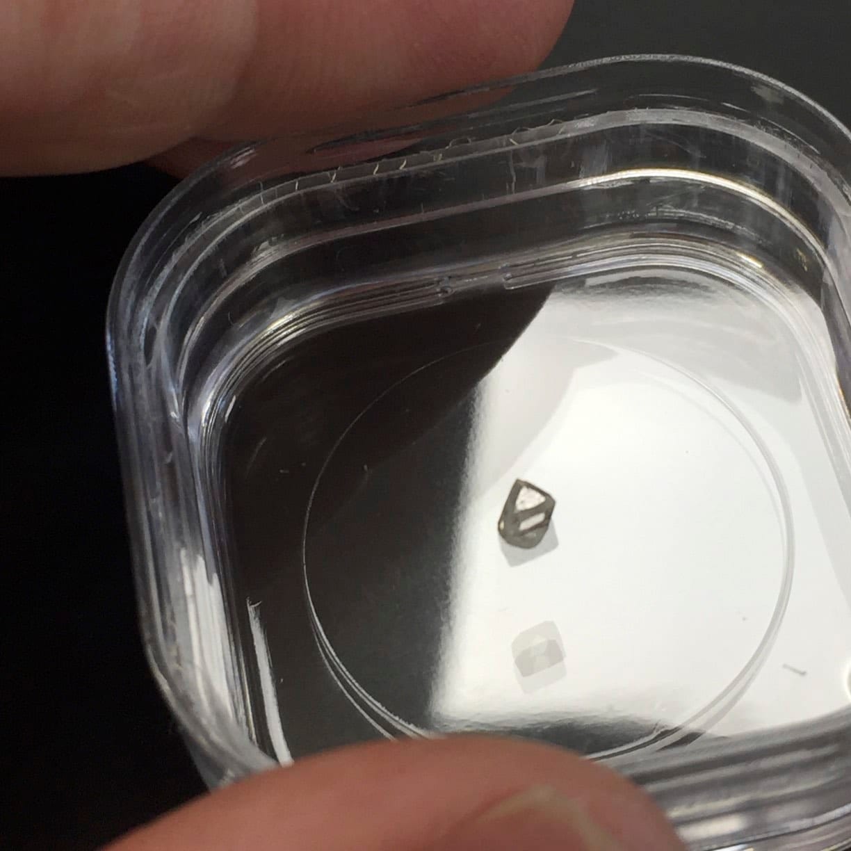 Diamond rough (.18ct) octahedral Crystal 'oct2' healing crystal