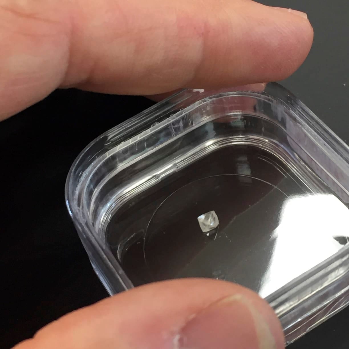 Diamond rough (.18ct) octahedral Crystal 'oct2' healing crystal - Image 3