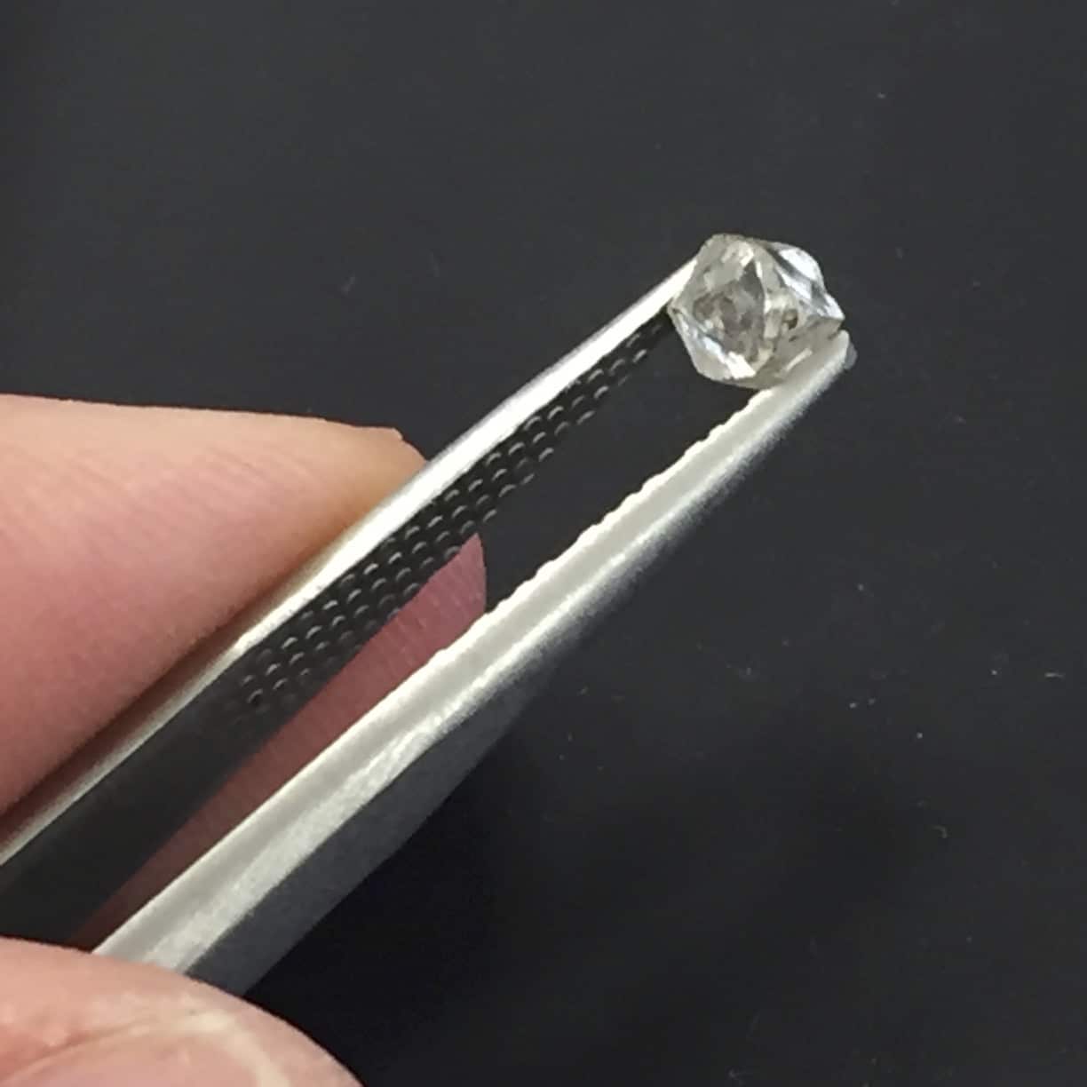 Diamond rough (.6ct) octahedral Crystal 'glittery comet' healing crystal - Image 5