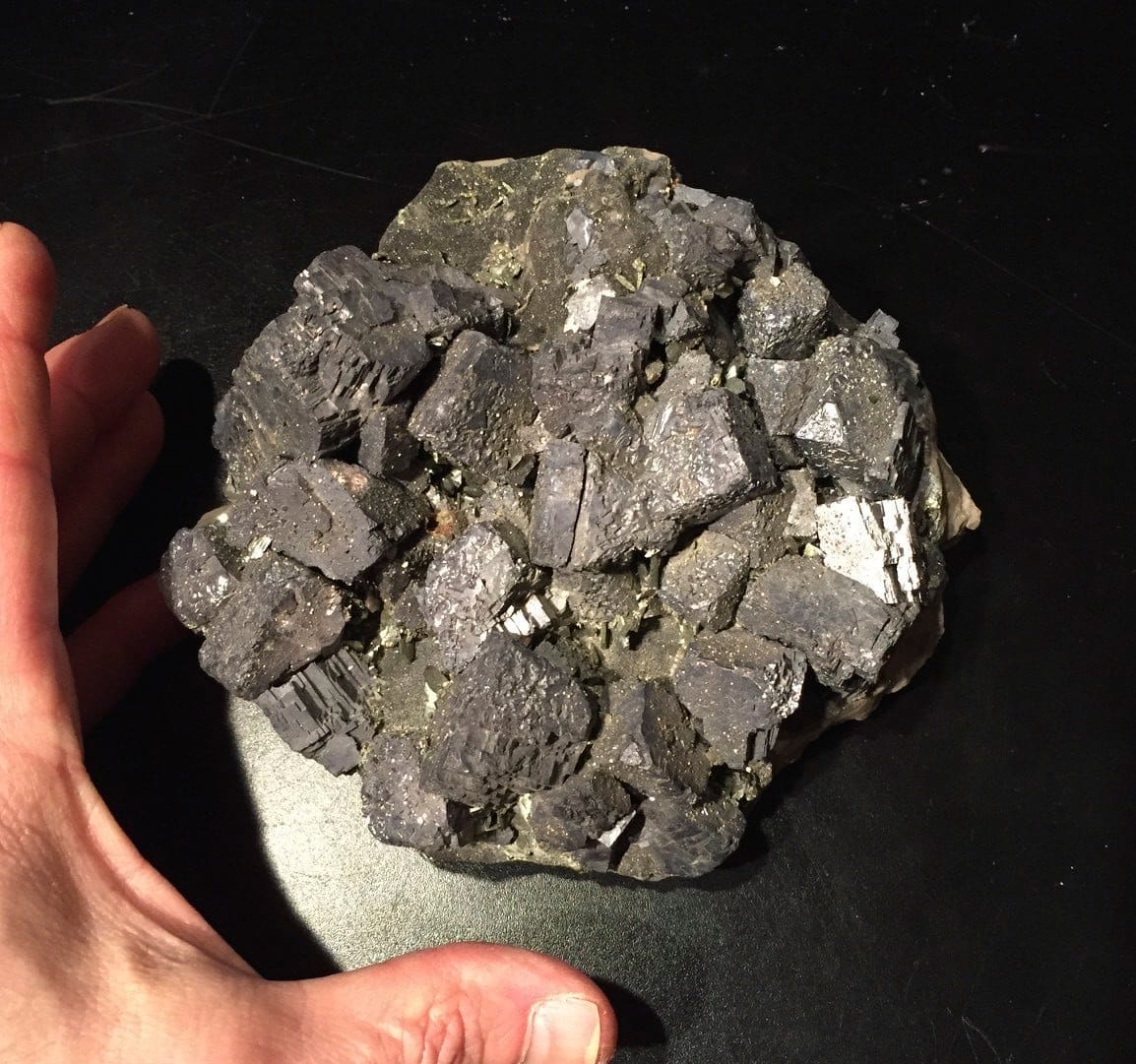 Galena 'rounded' display cluster healing crystal