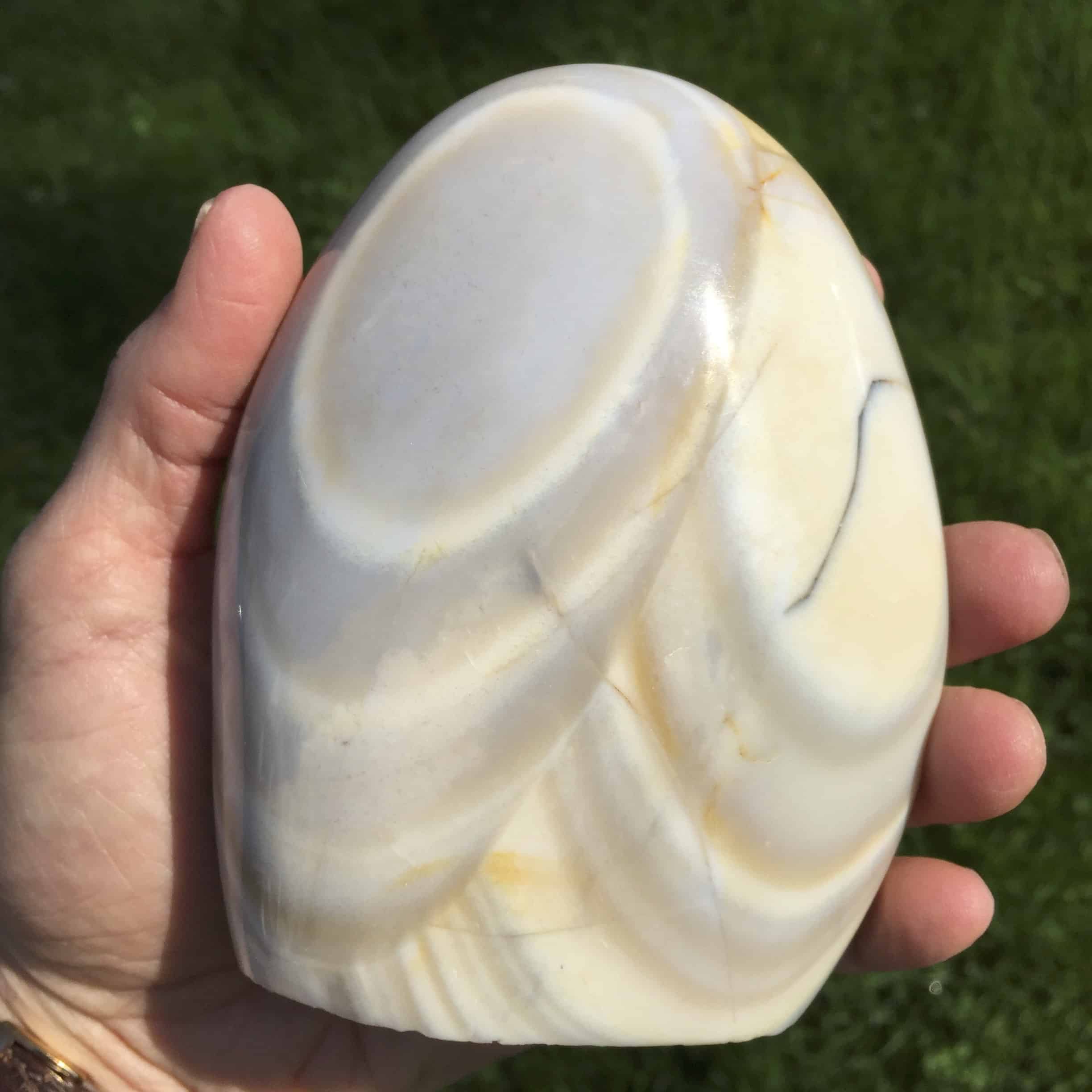 Jasper (dune) 'Angel Wing' rounded display piece healing crystal