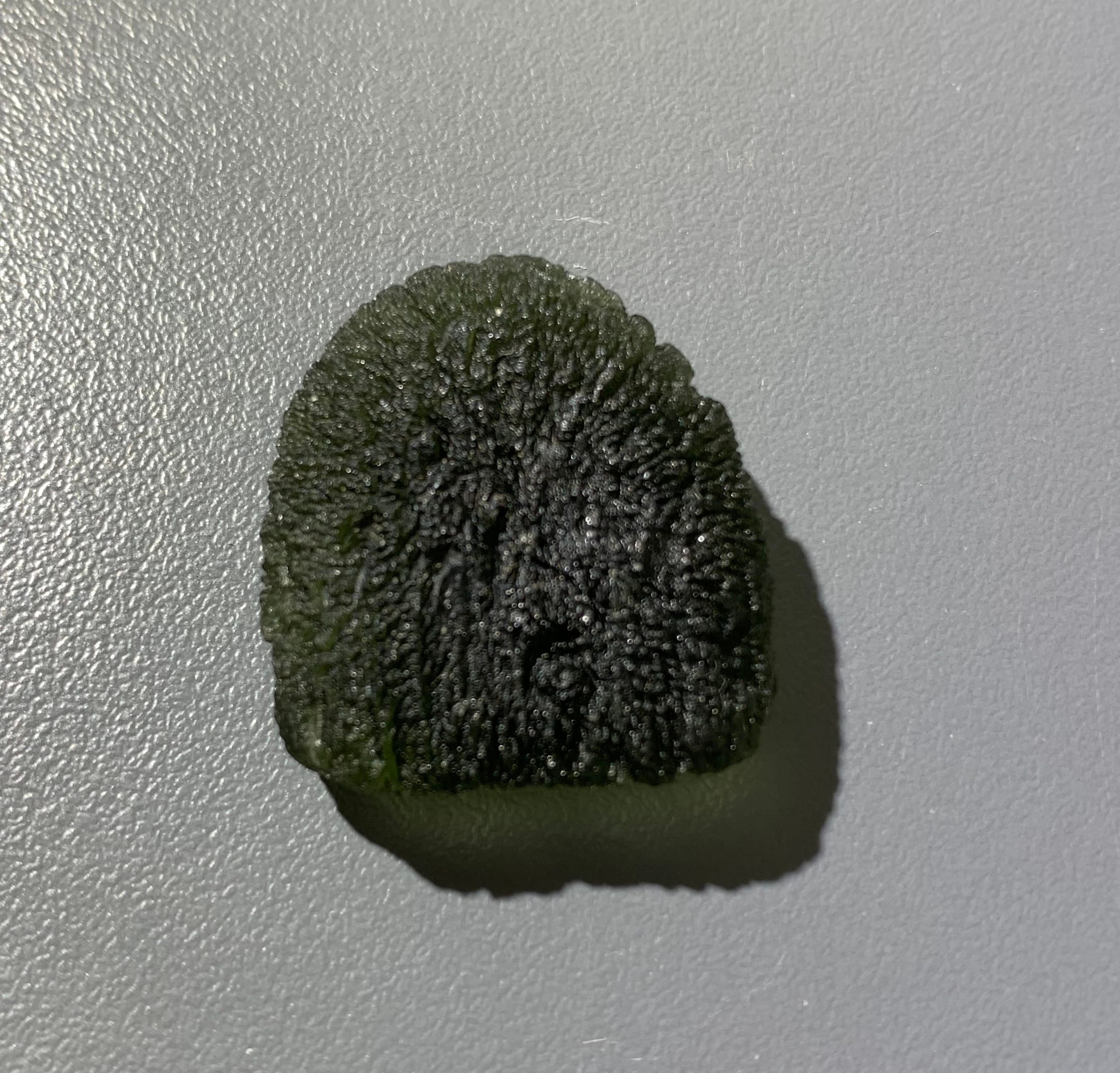 Moldavite (rough) 'rounded tongue' (11.7) healing crystal - Image 2