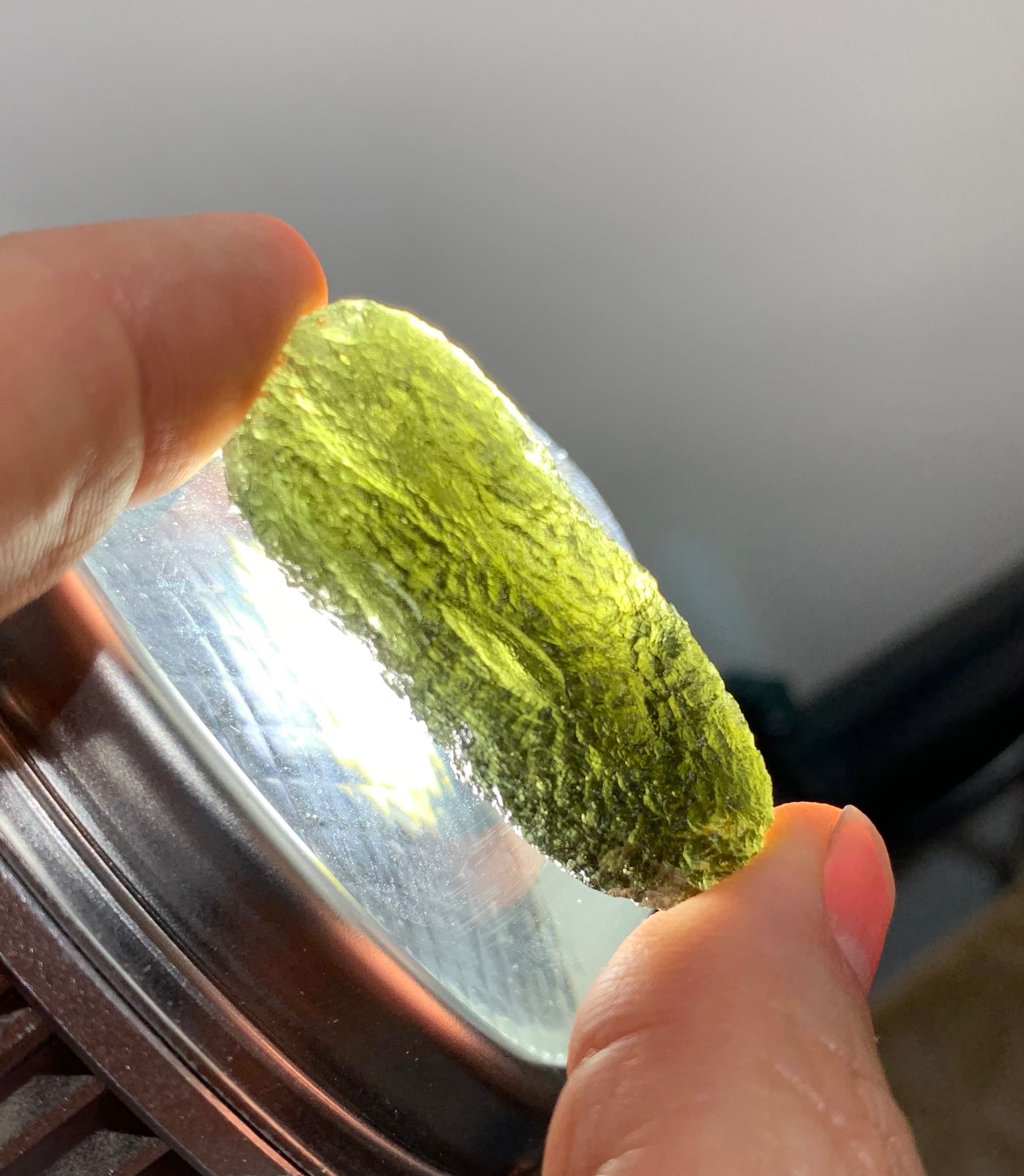 Moldavite (rough) Chlum (12.9gr) healing crystal