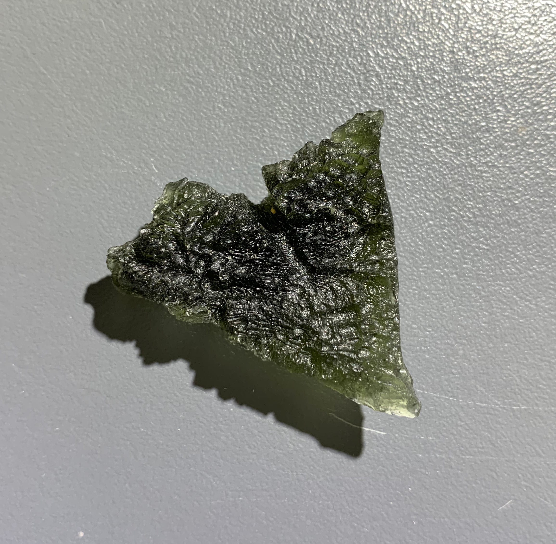 Moldavite (rough) standing (9.2gr) healing crystal - Image 2