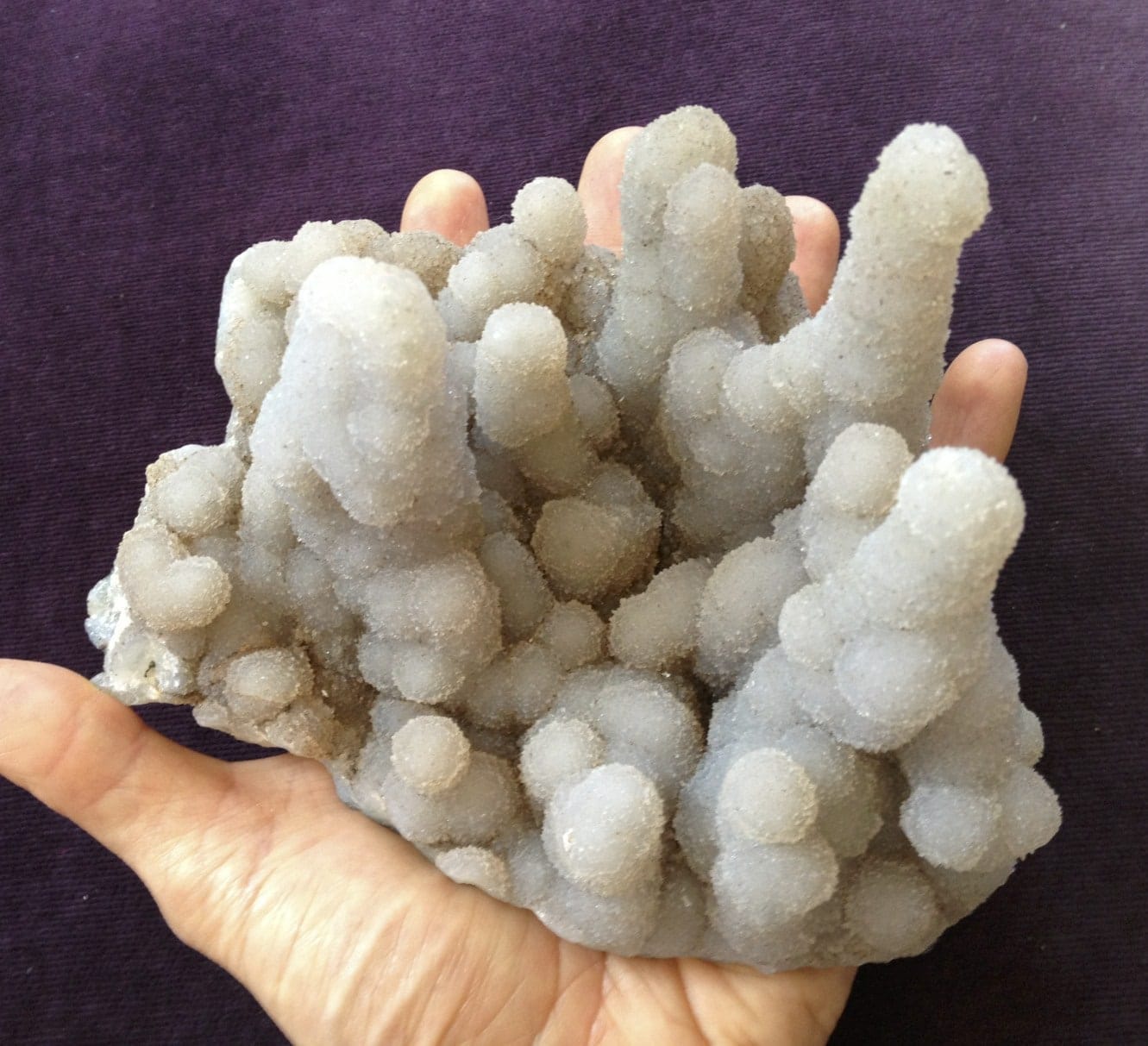 Quartz (Coral-Anandalite) 'stalagmite city' cluster healing crystal