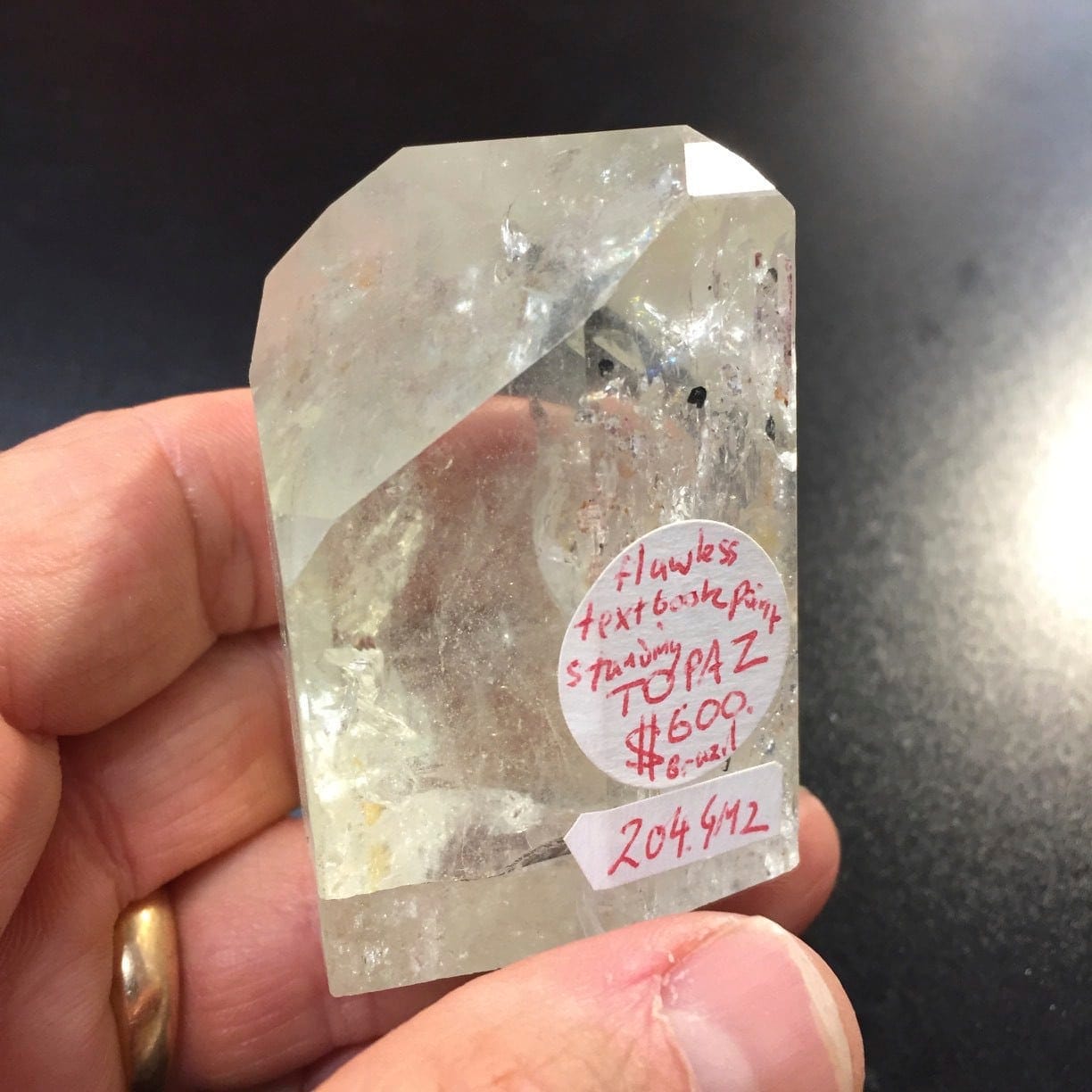 Topaz (clear) standing generator healing crystal - Image 4