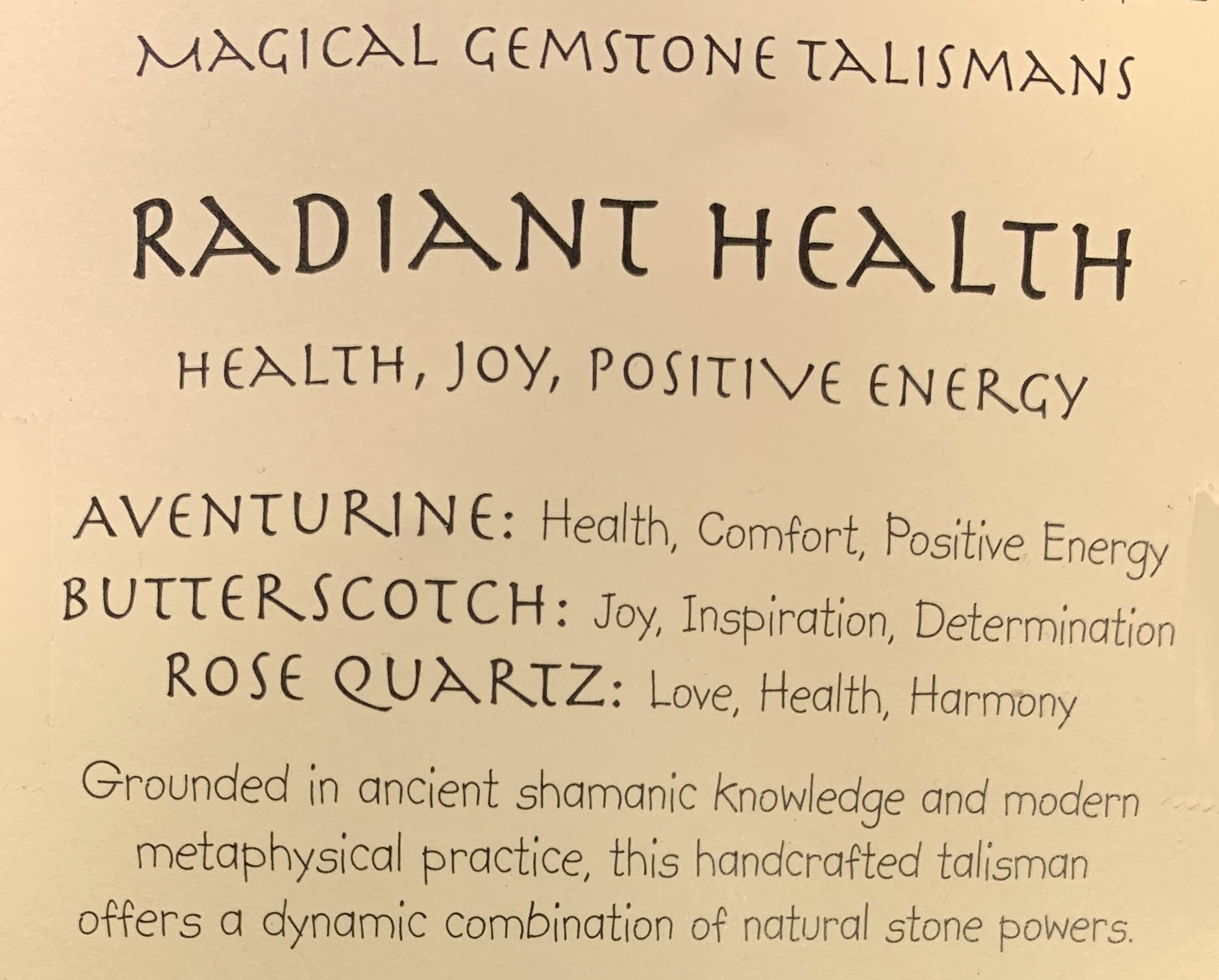 Aventurine, Rose Quartz, etc. pendant necklace (triple disc) healing crystal - Image 2