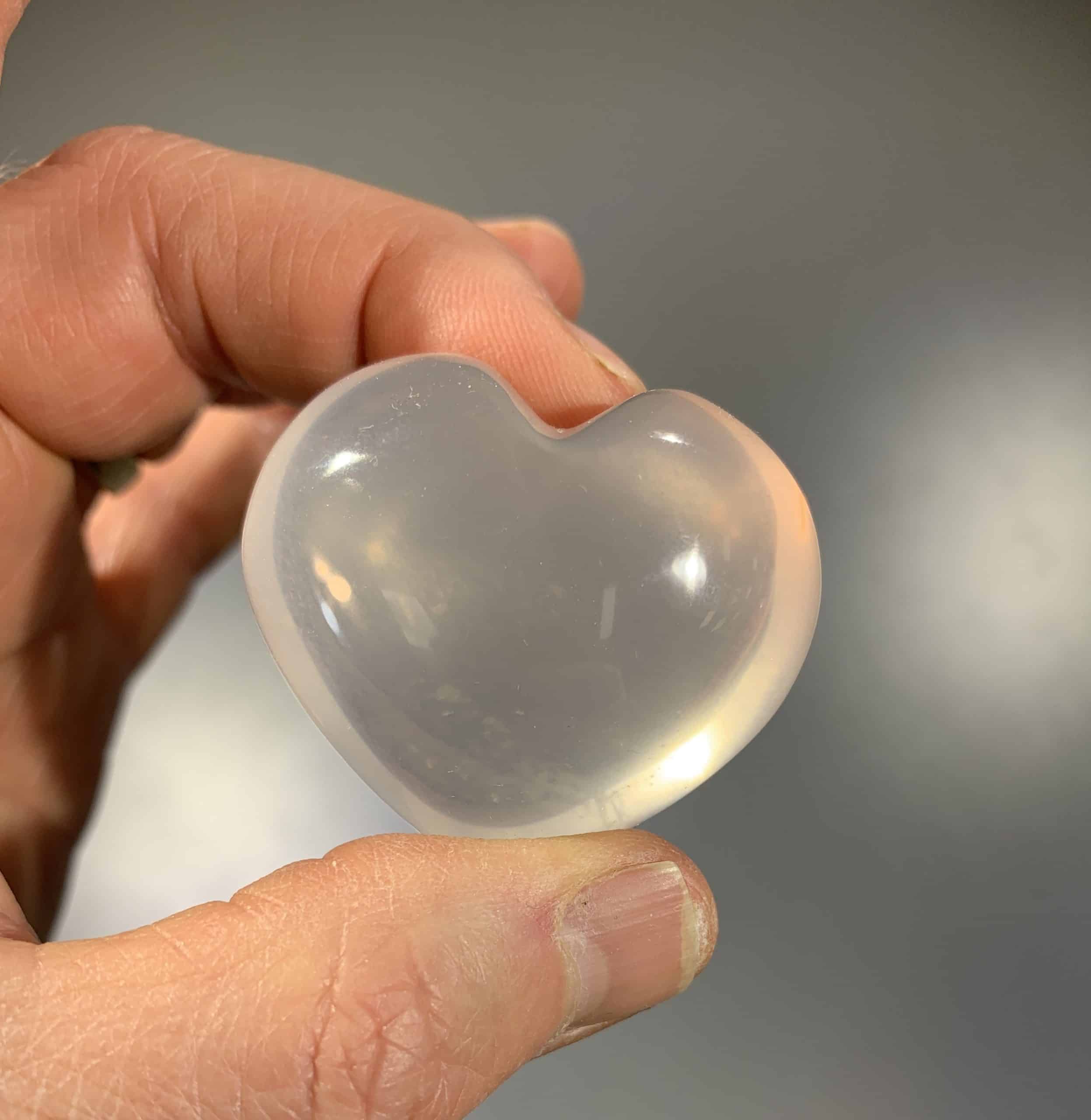 Girasol (foggy) Quartz heart healing crystal