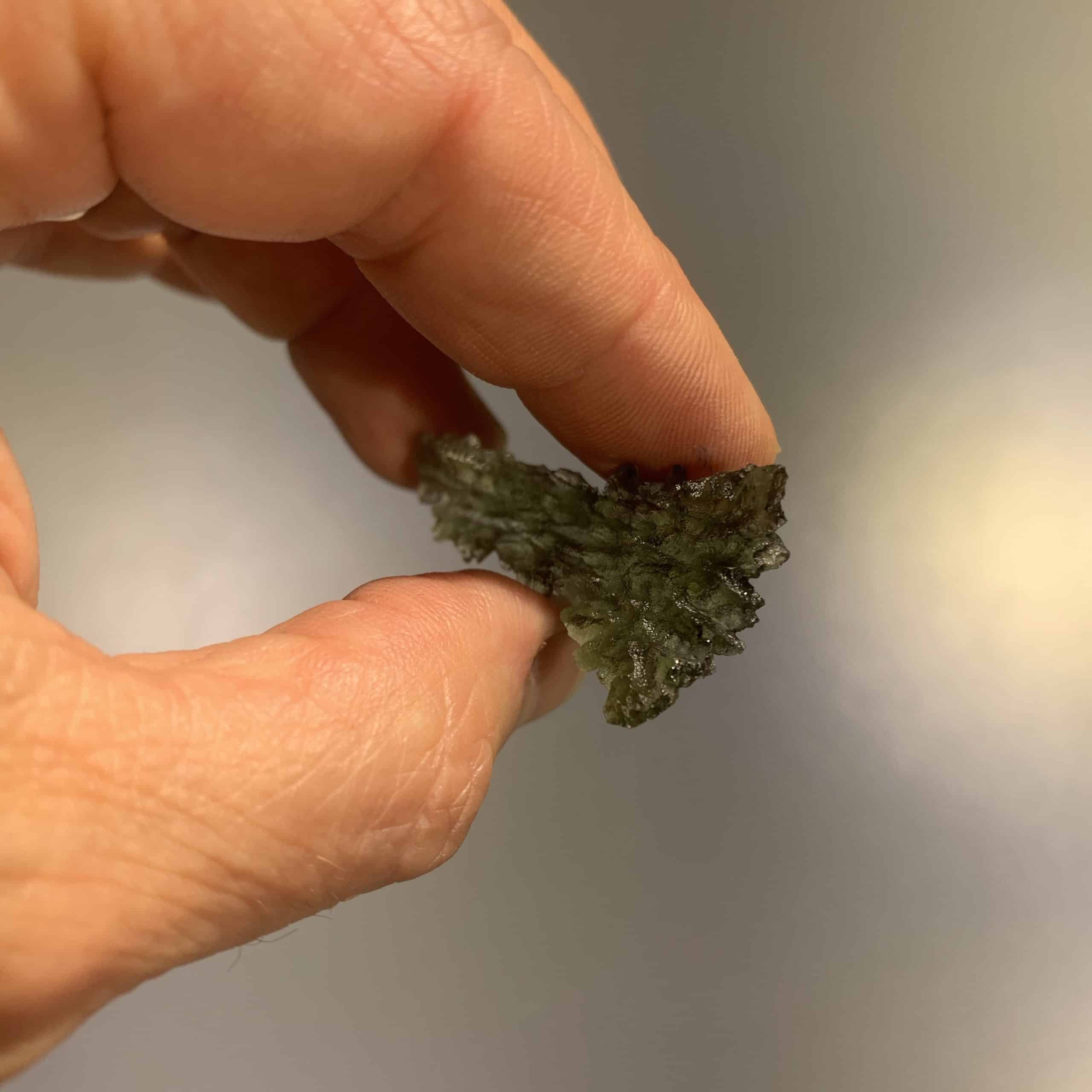 Moldavite (rough) Besednice (2.6gr) healing crystal - Image 3