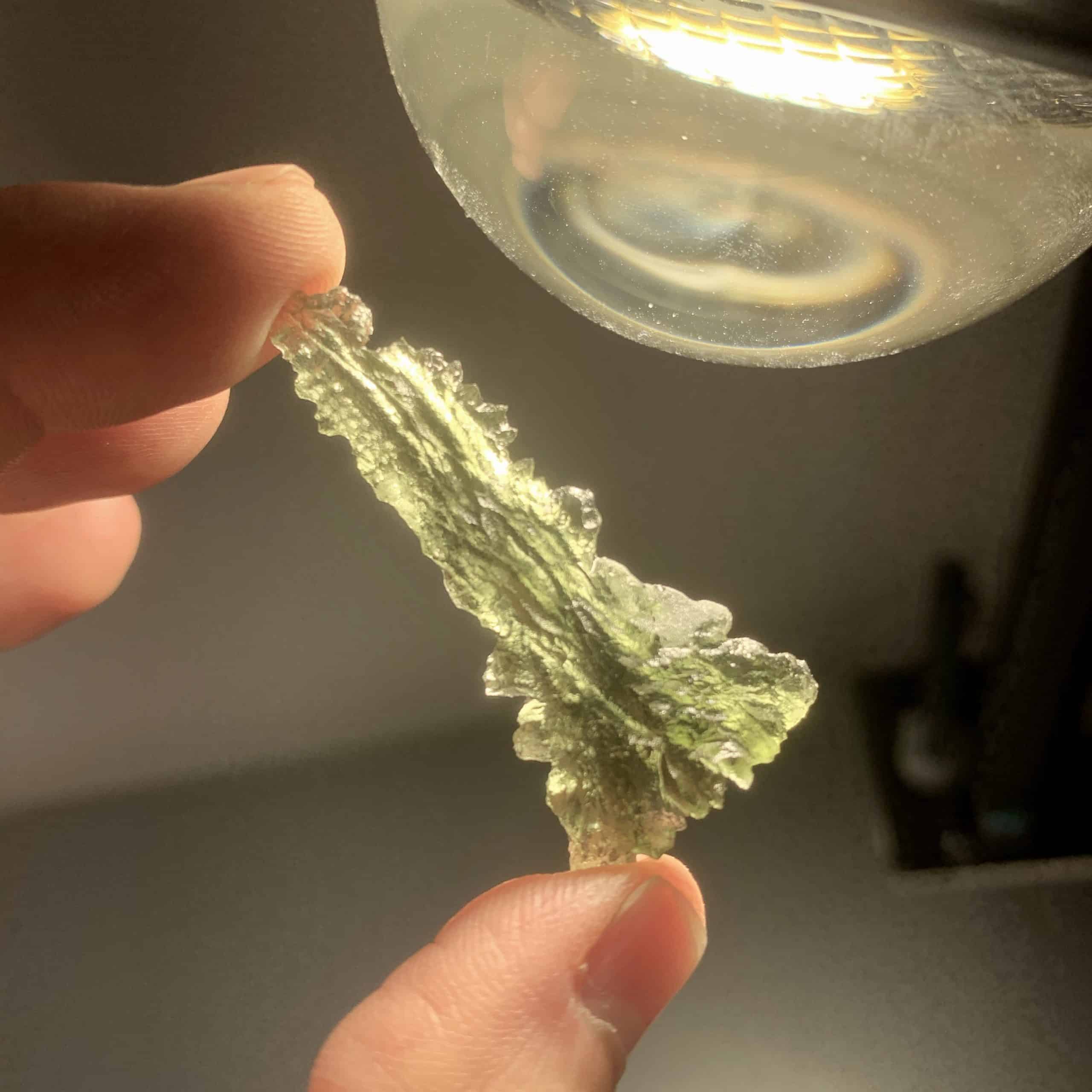 Moldavite (rough) Besednice (2.6gr) healing crystal