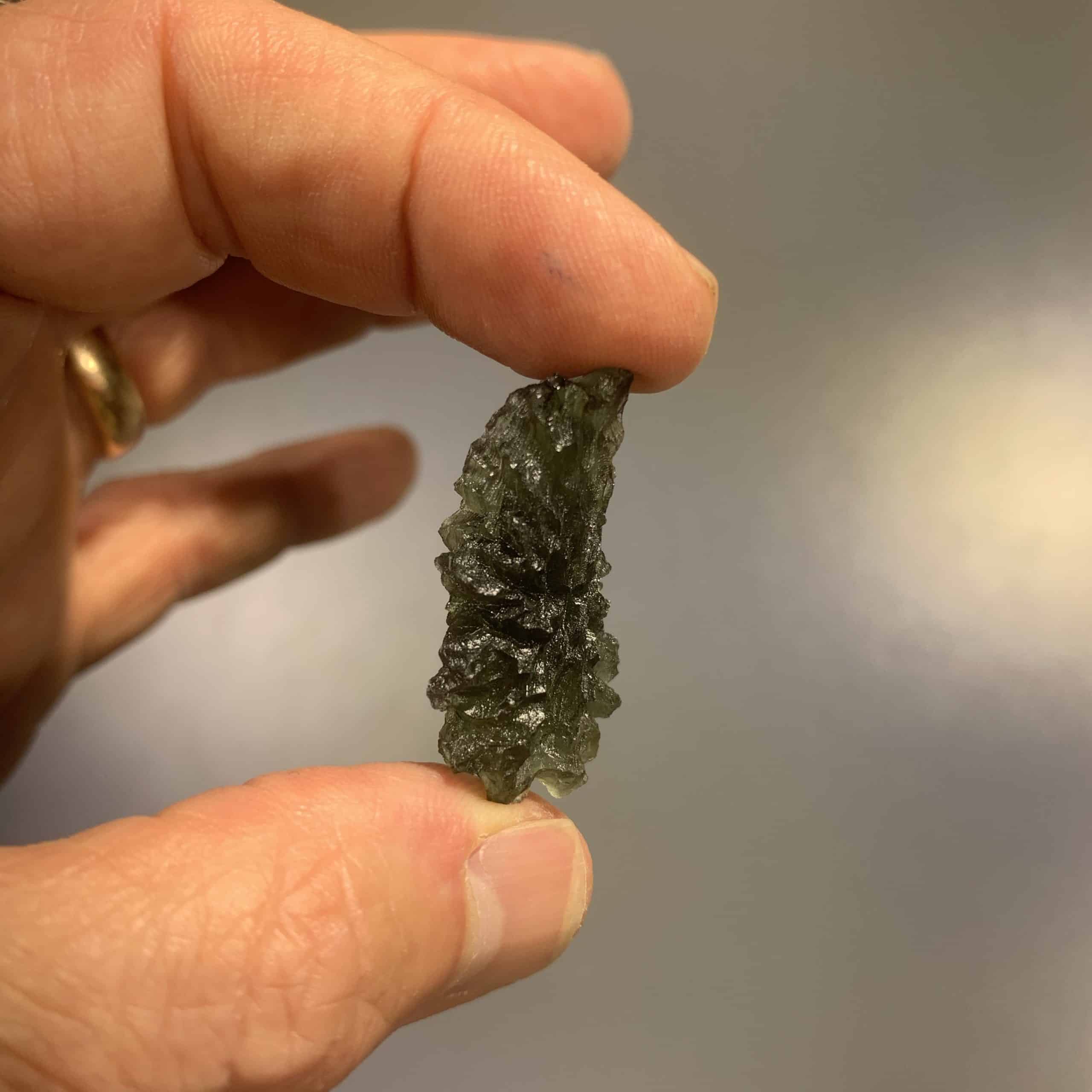 Moldavite (rough) Besednice (5.7gr) healing crystal - Image 3