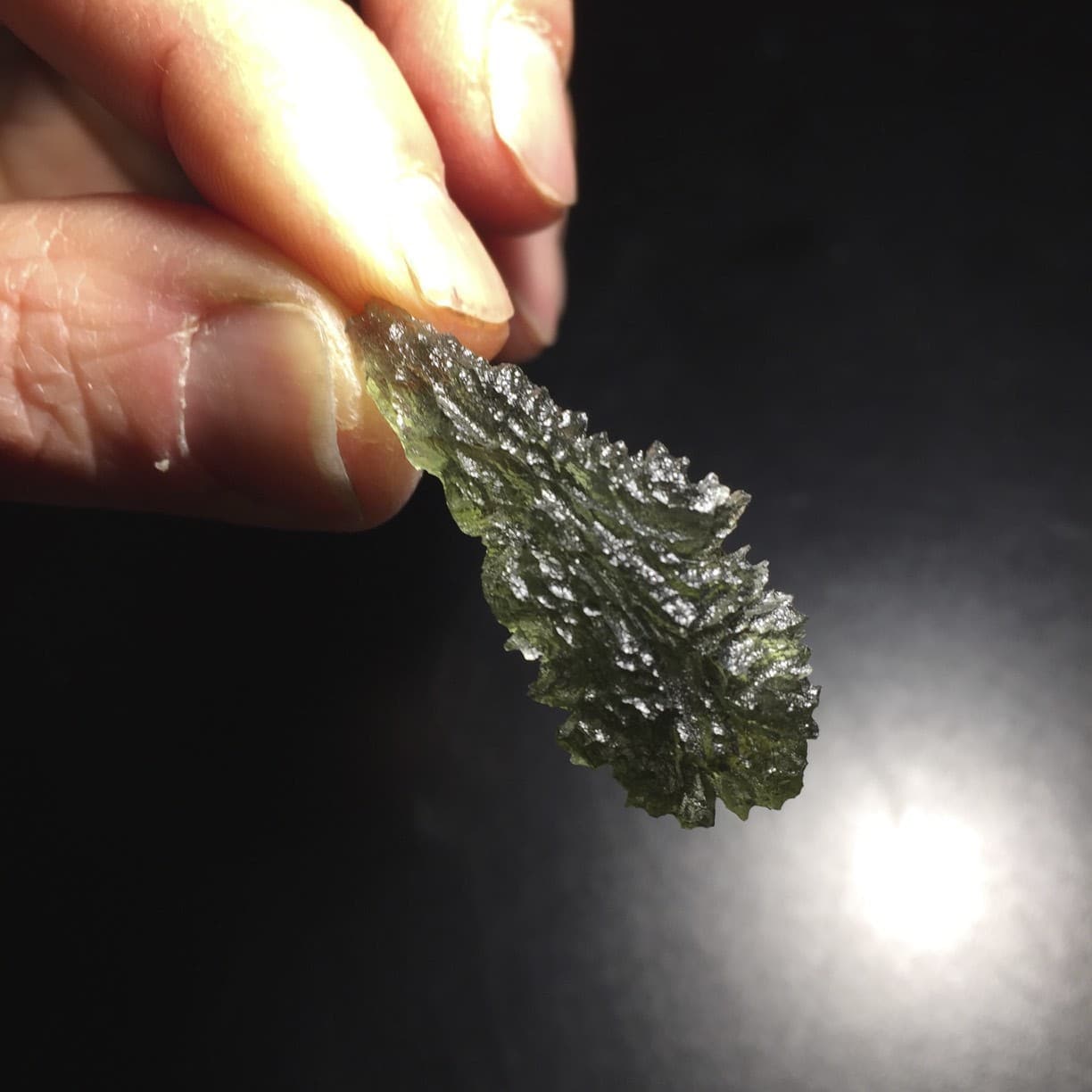 Moldavite (rough) Besednice (3.4gr) healing crystal - Image 2
