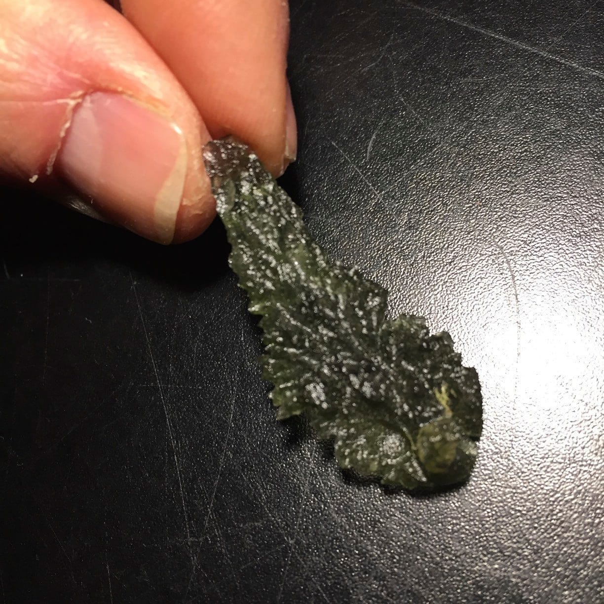 Moldavite (rough) Besednice (3.4gr) healing crystal - Image 3