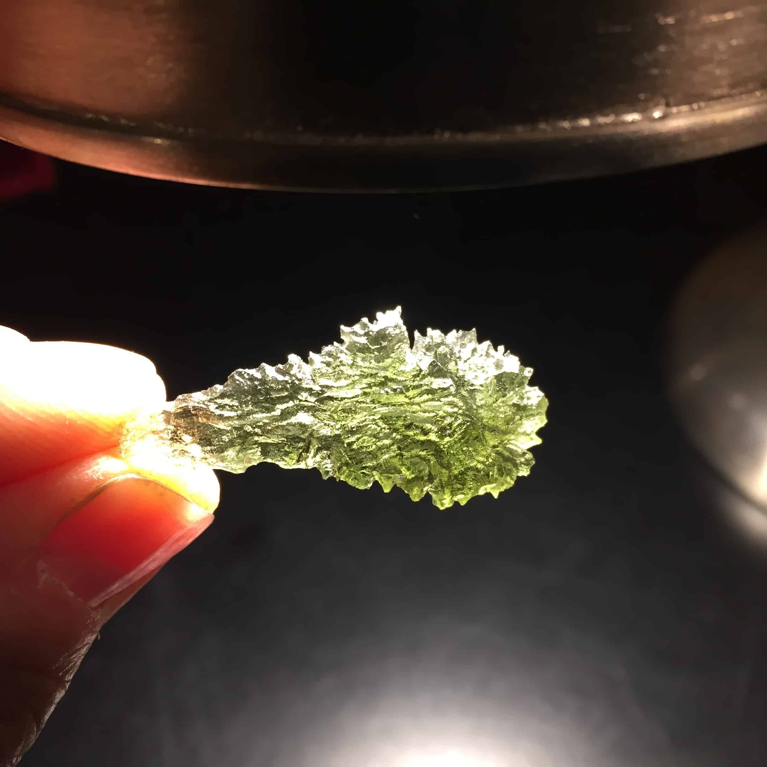 Moldavite (rough) Besednice (3.4gr) healing crystal