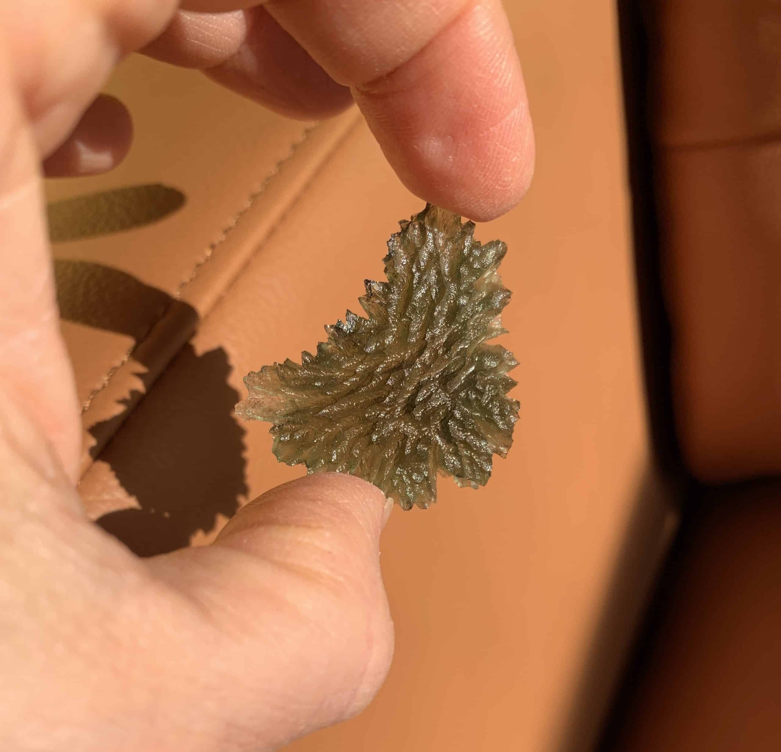 Moldavite (rough) Besednice (5.8gr) healing crystal - Image 2