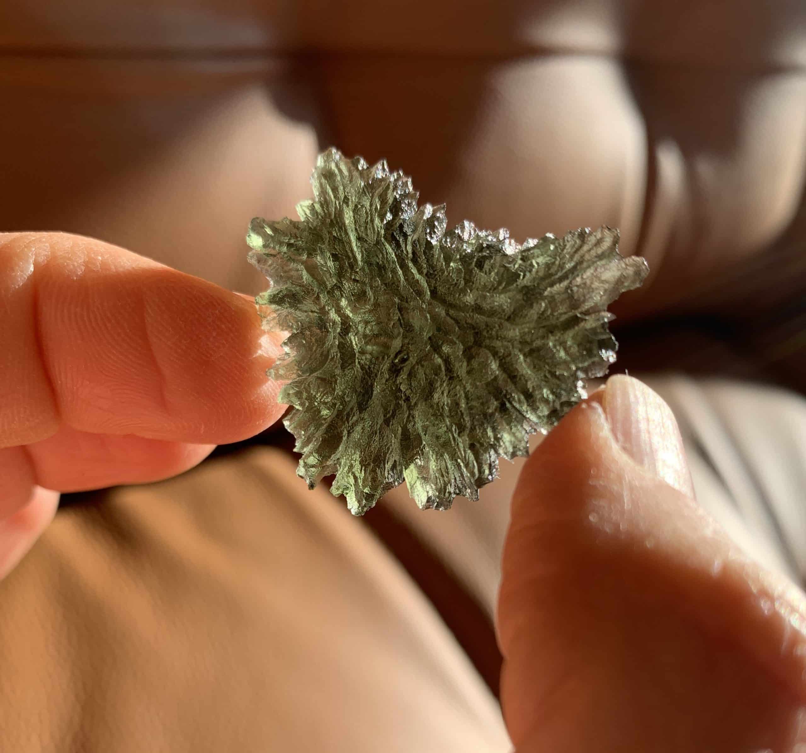 Moldavite (rough) Besednice (5.8gr) healing crystal - Image 3