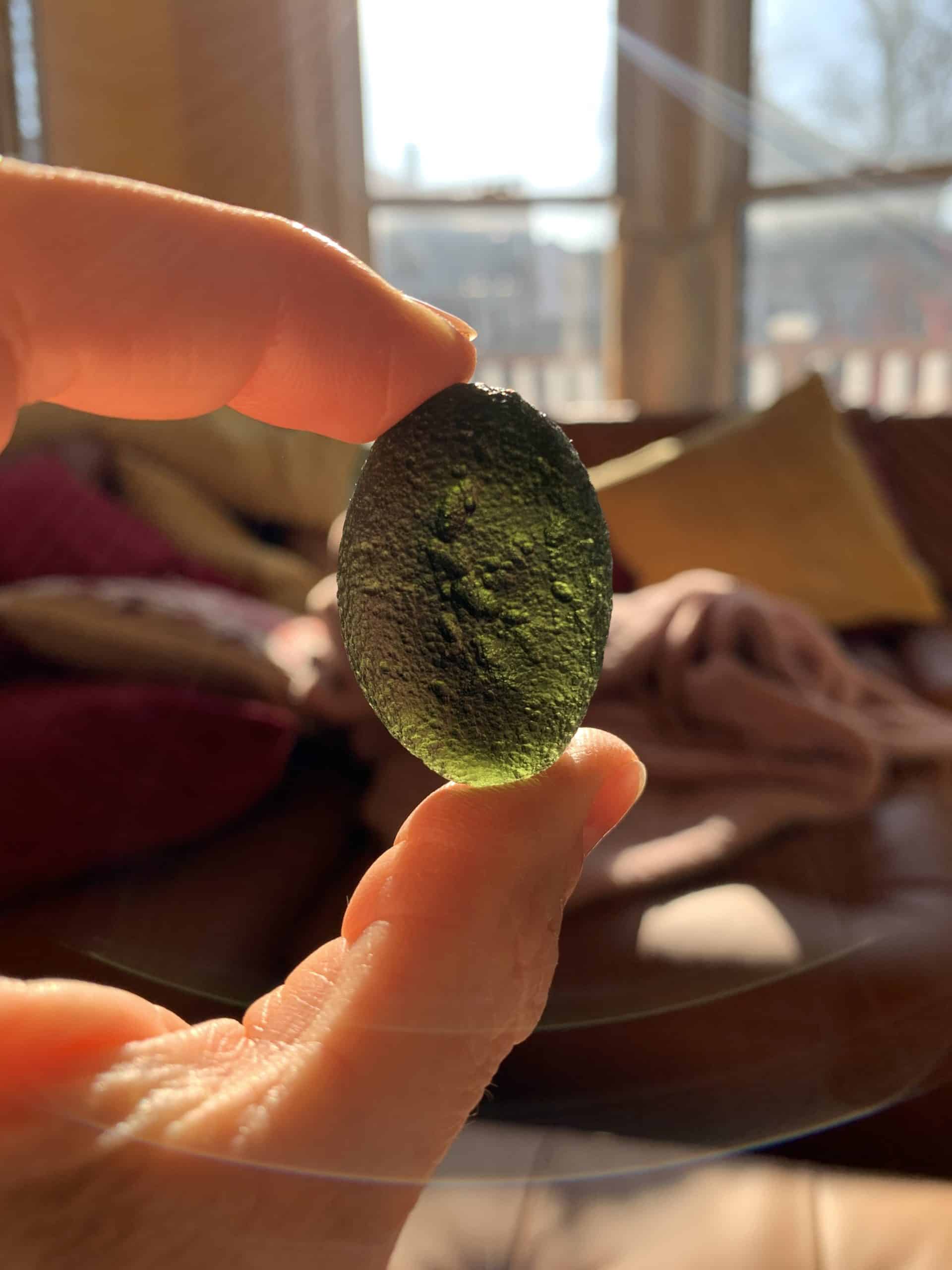 Moldavite (18.8gr) 'Oval Capsule' - Image 5