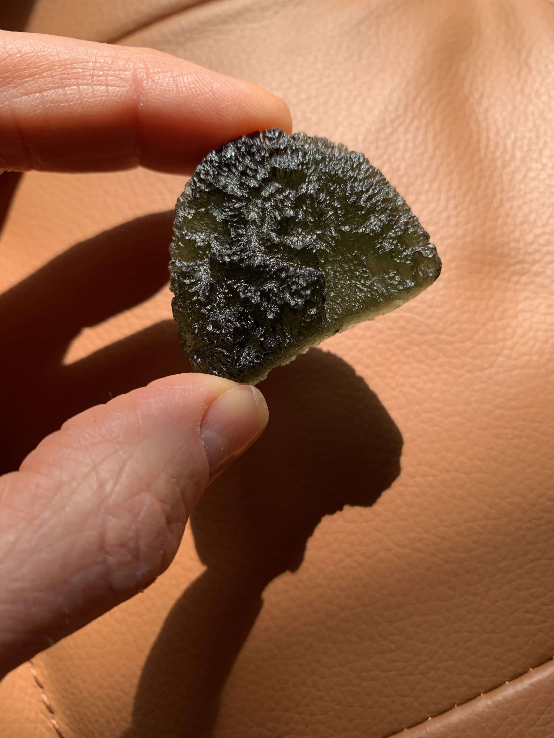 Moldavite (rough) Nesmen (30gr) healing crystal - Image 4