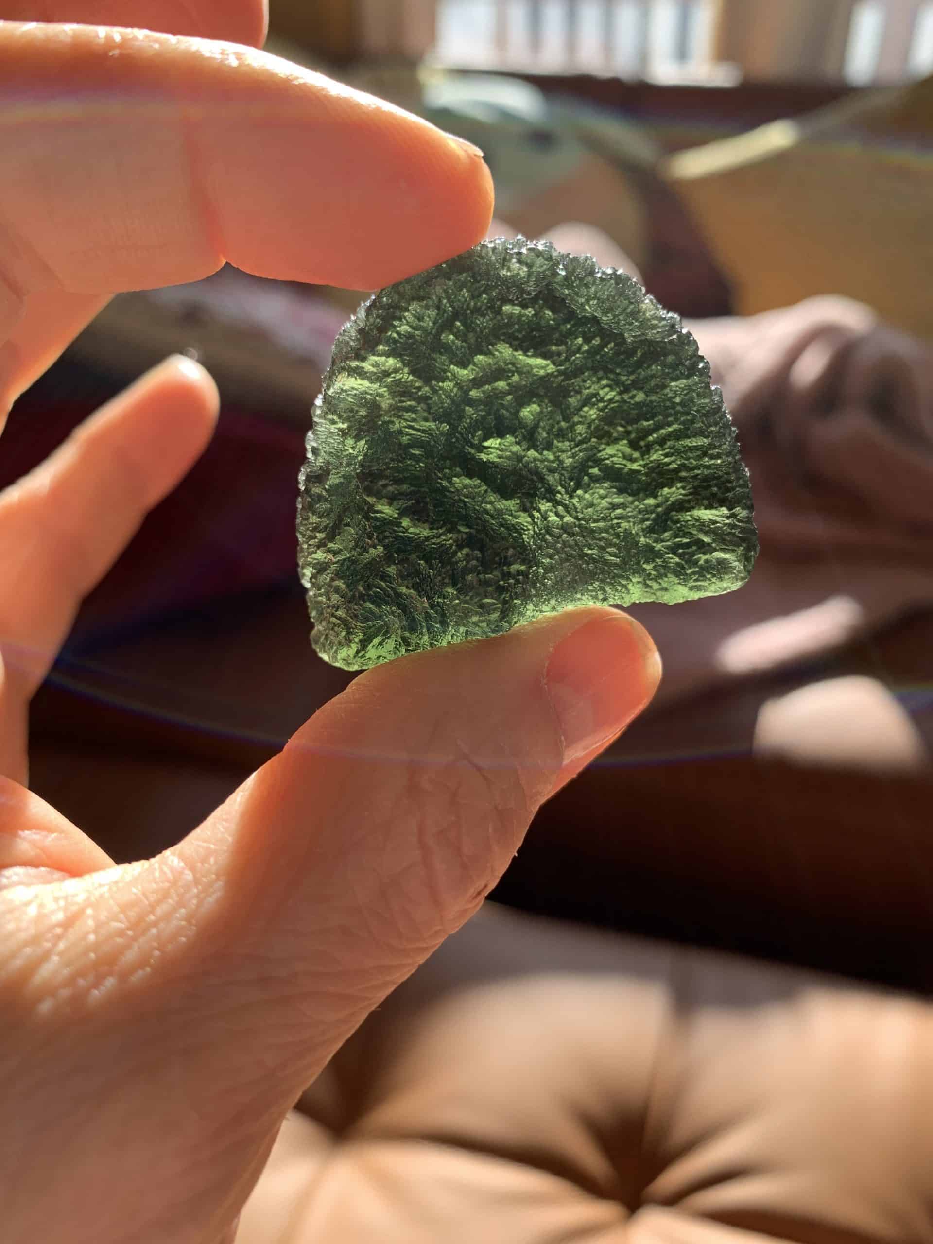 Moldavite (rough) Nesmen (30gr) healing crystal - Image 5