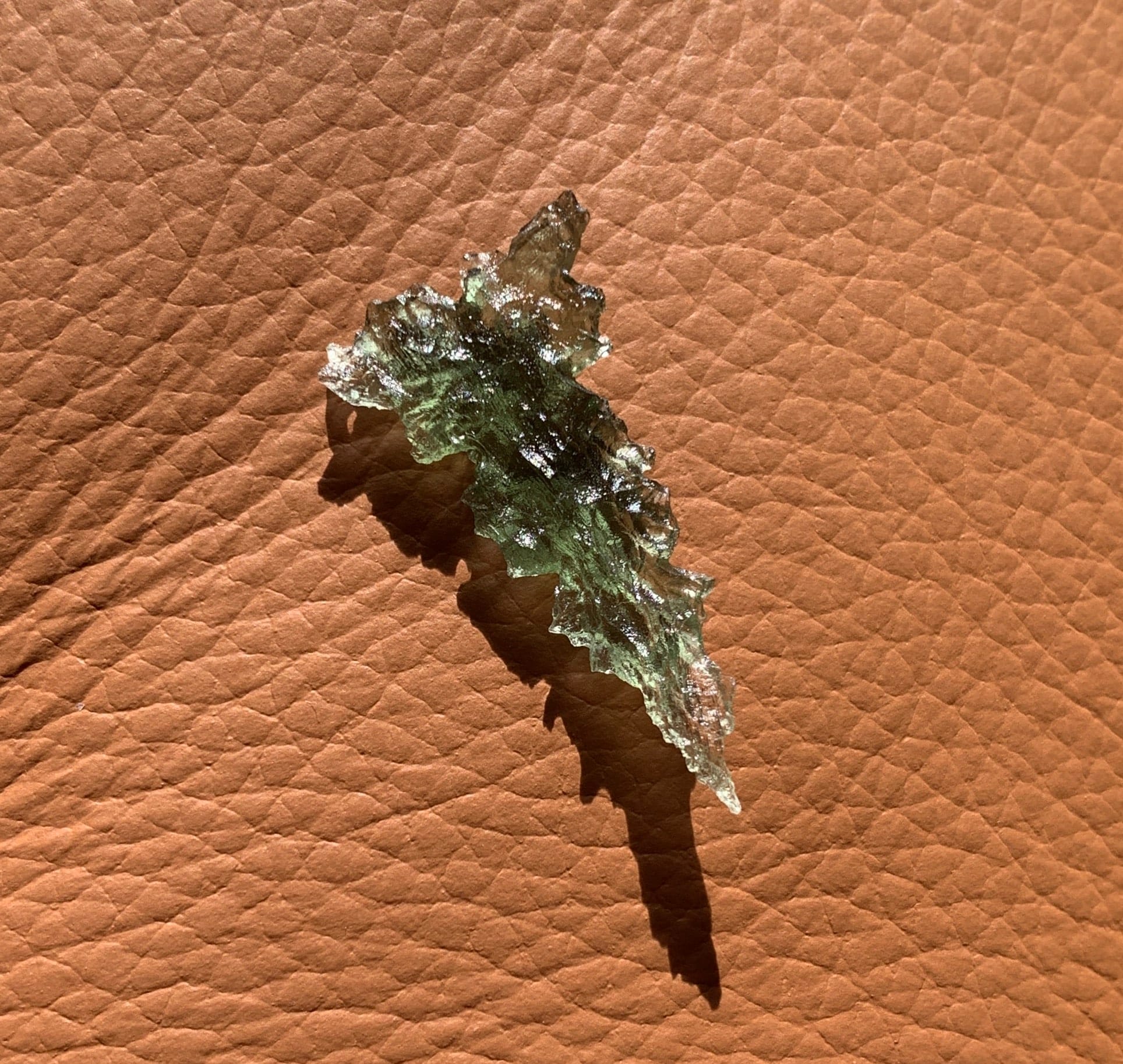 Moldavite (rough) Besednice 'delta' (1gr) healing crystal