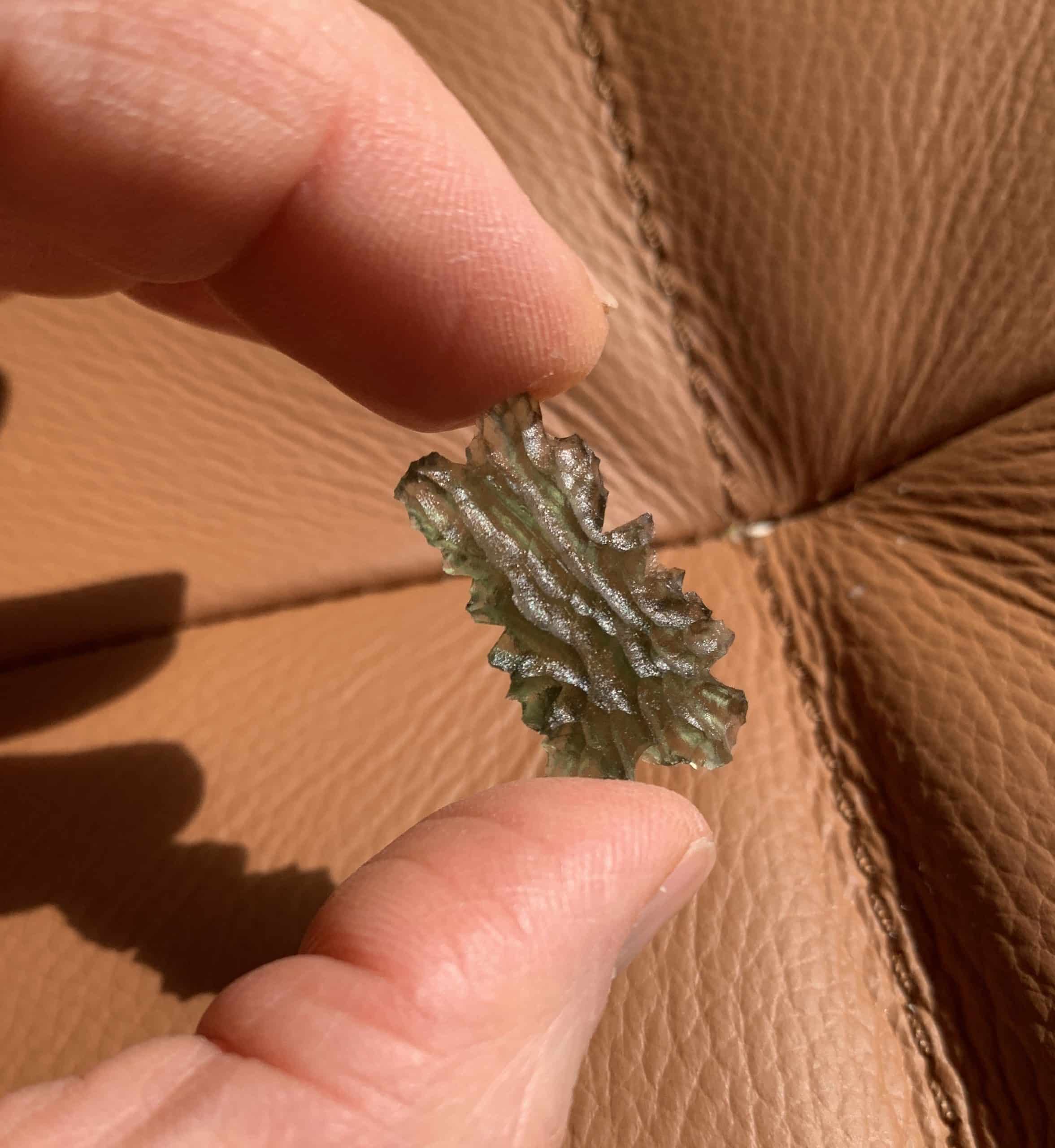 Moldavite (rough) Besednice (2.1gr) healing crystal - Image 2