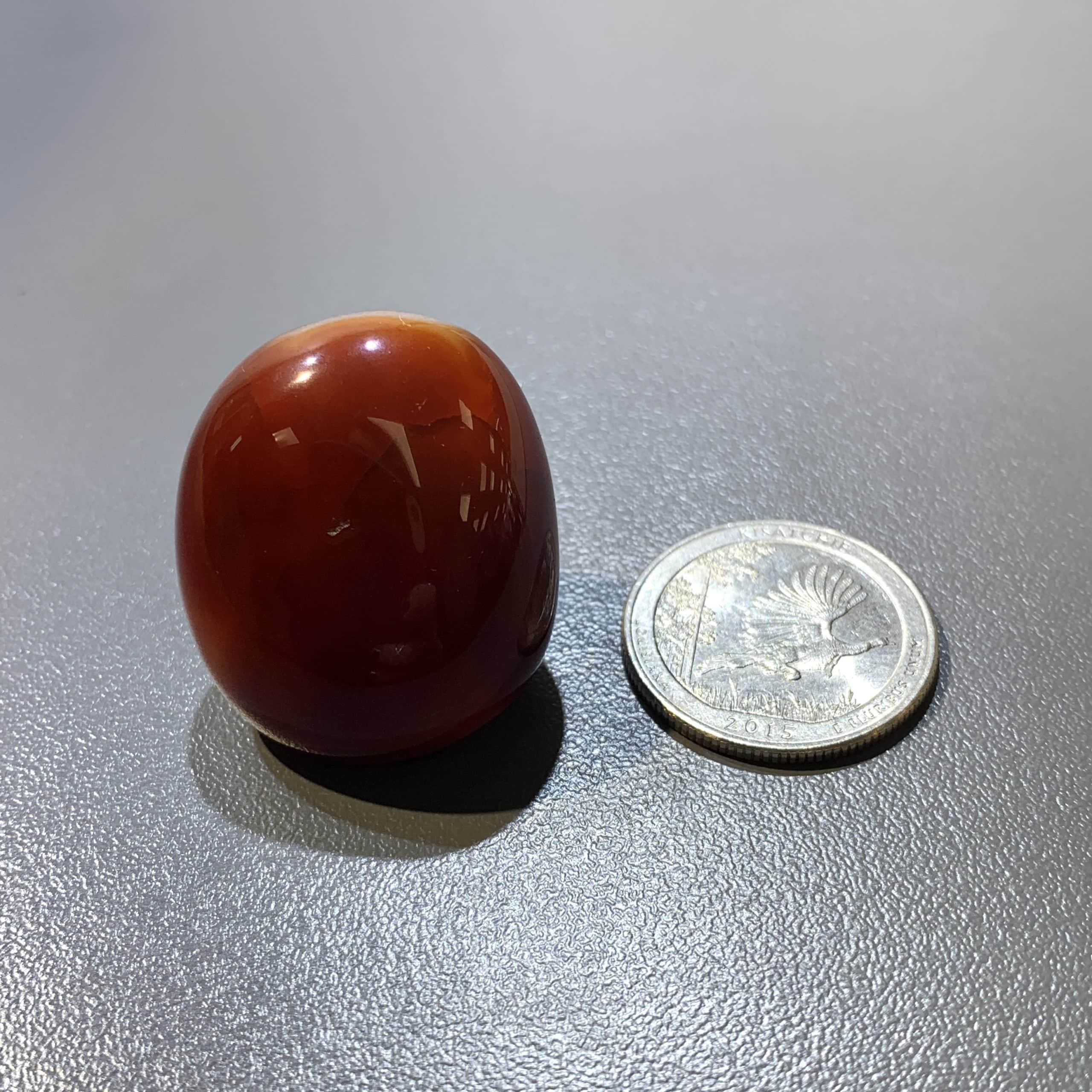 Carnelian 'cinnamon' tumble healing crystal - Image 5