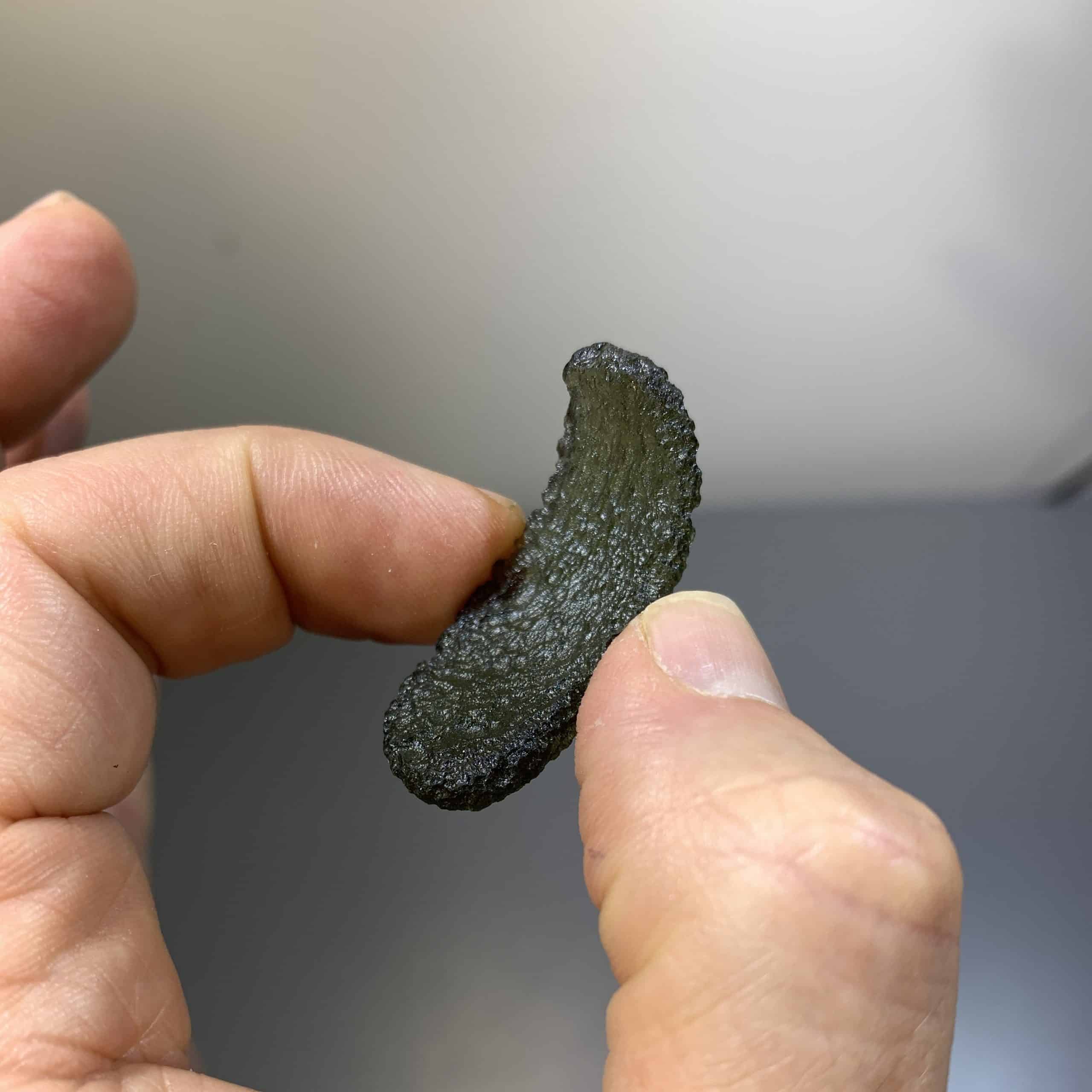 Moldavite (rough) 'flawless Frito' (4.3gr) healing crystal - Image 4