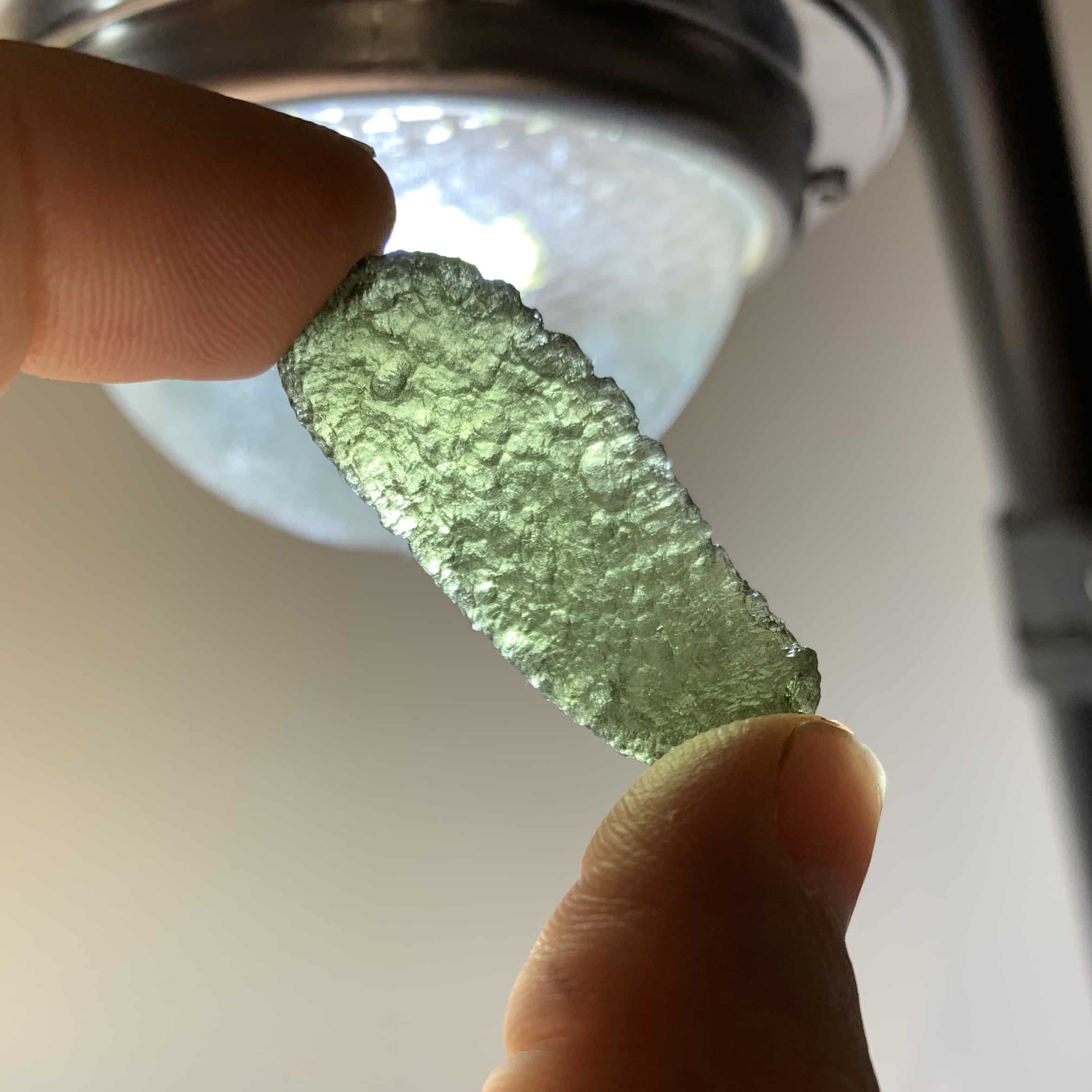 Moldavite (rough) 'flawless Frito' (4.3gr) healing crystal