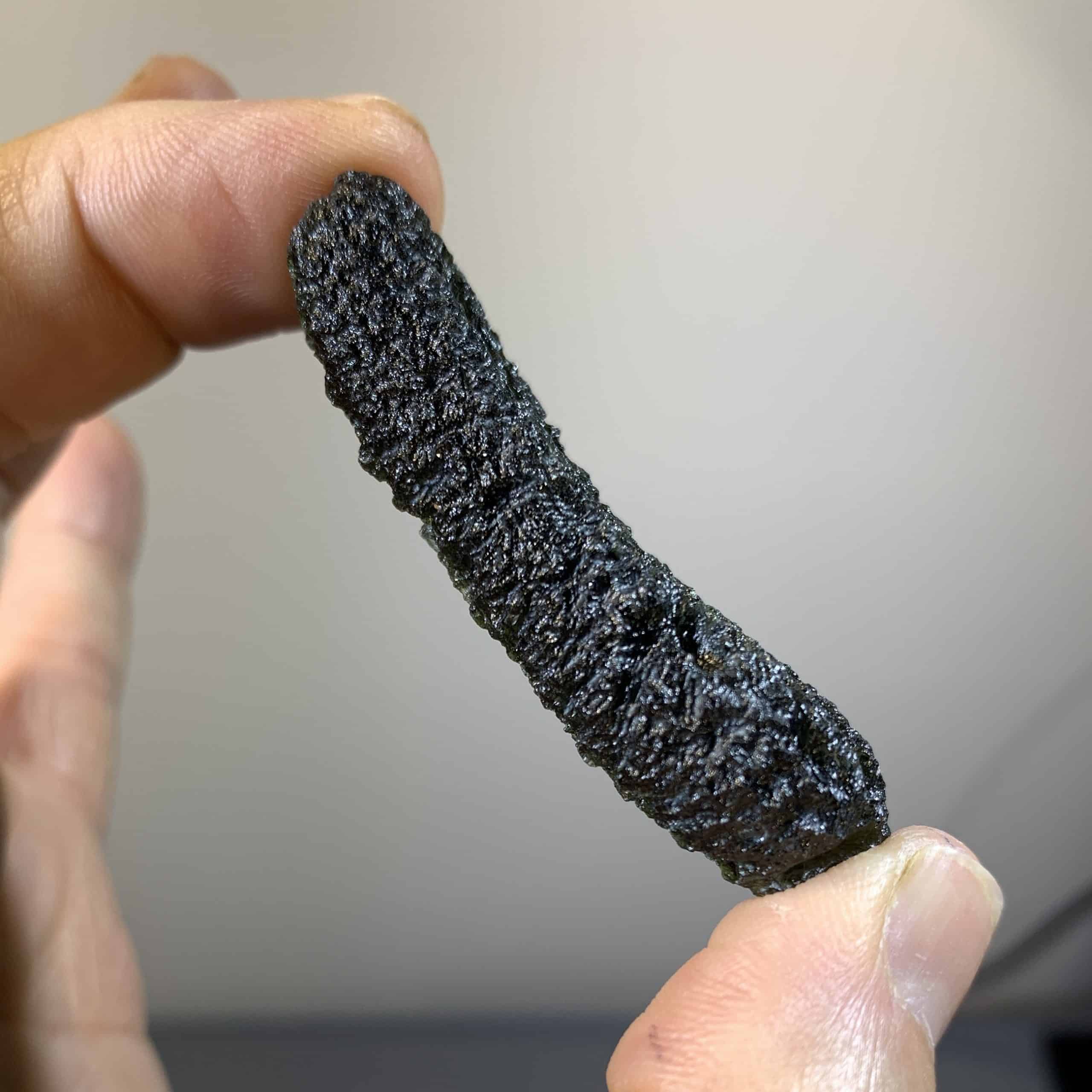 Moldavite (rough) 'forest totem' (17.4gr) healing crystal - Image 4