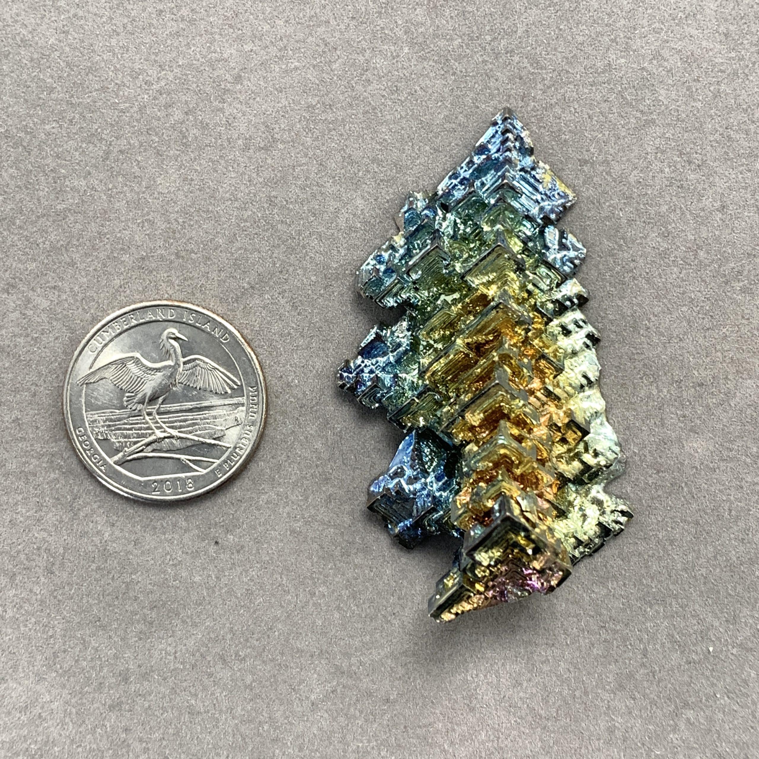 Bismuth 'spaceship' cluster healing crystal - Image 5