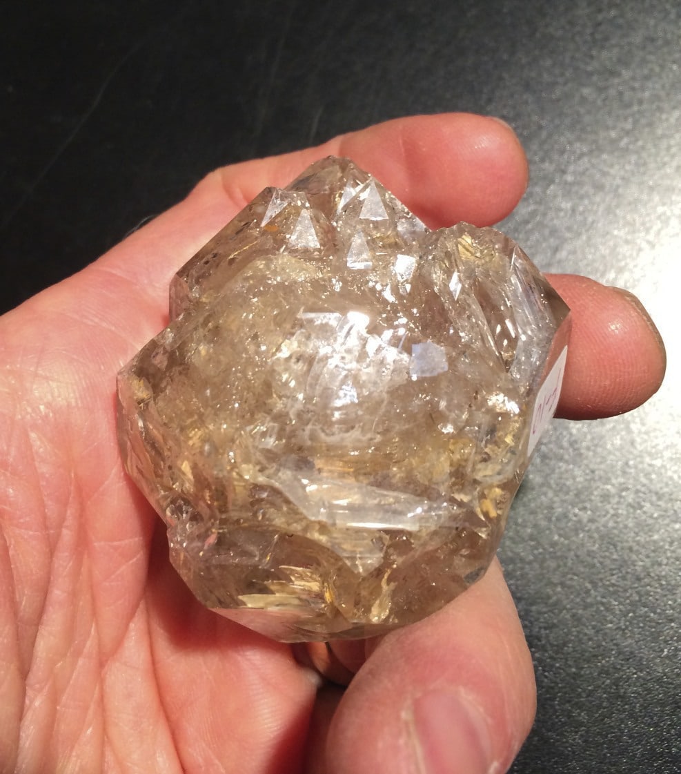 Quartz (Skeletal/Fenster 'Herkimer') F-10 'sink hole' healing crystal - Image 3