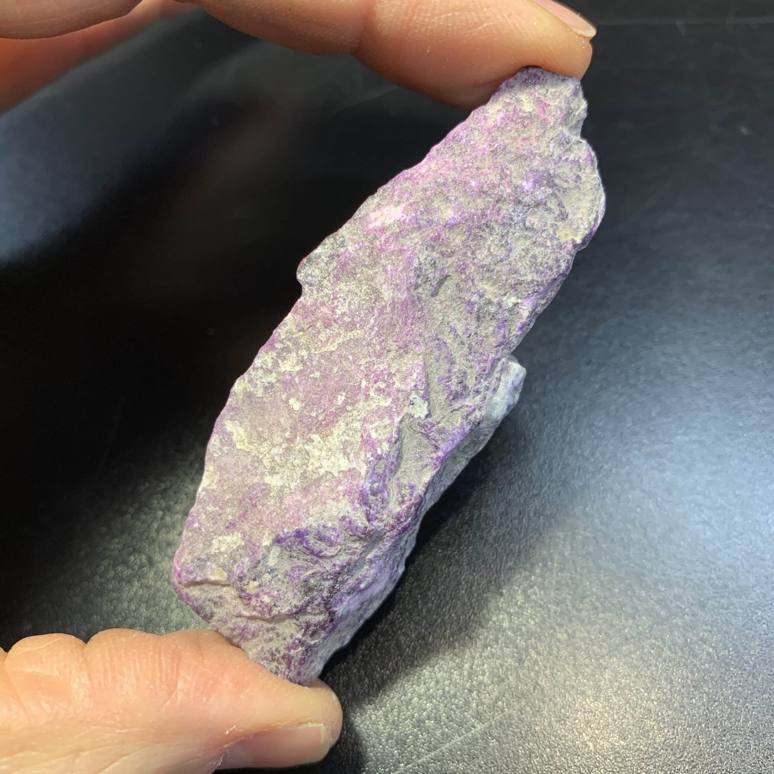 Sugilite (slab n rough) gel "pink mountain" (18.2gr) healing crystal - Image 5