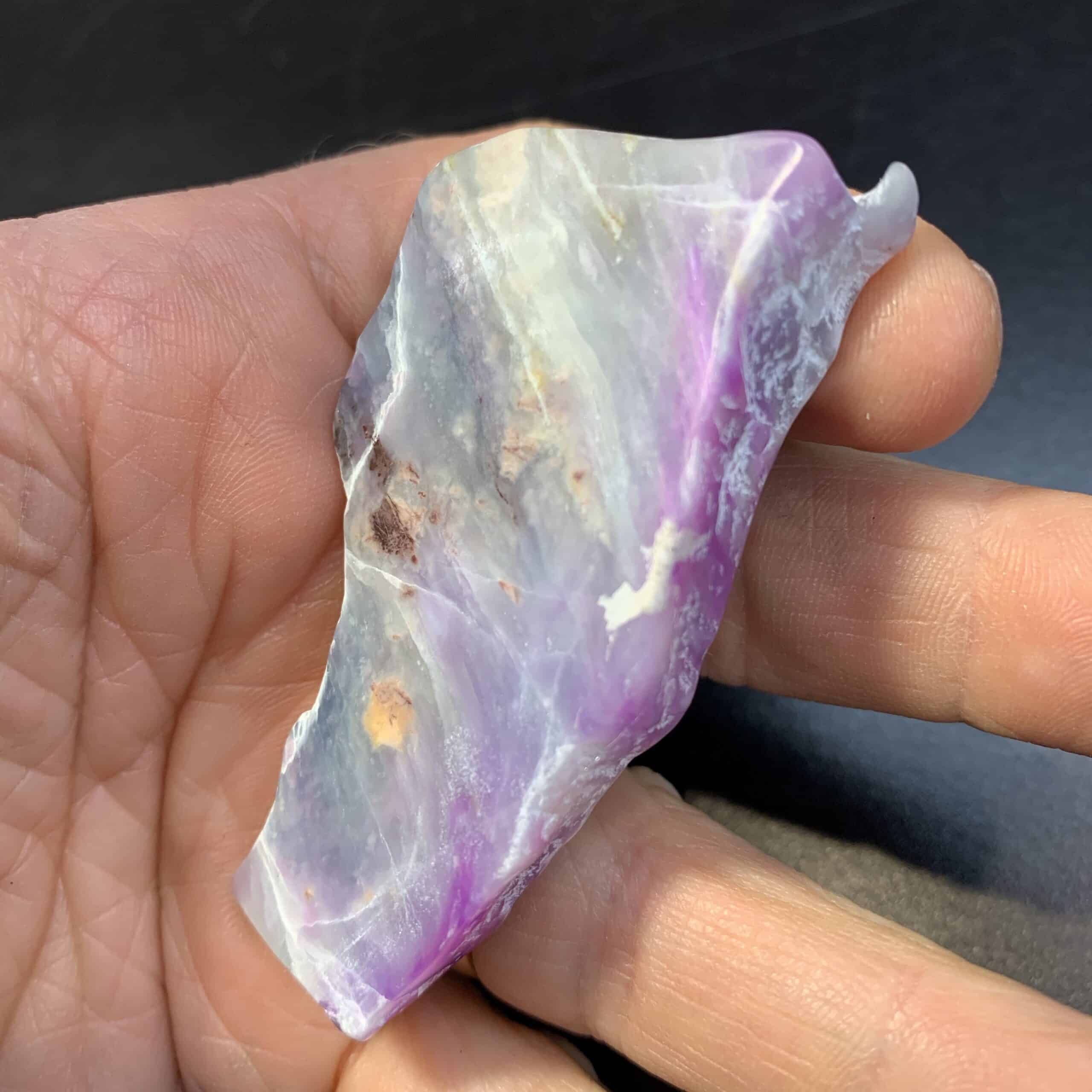 Sugilite (slab) pink gel / blue "Sushi" 2 (41.1gr) healing crystal - Image 2