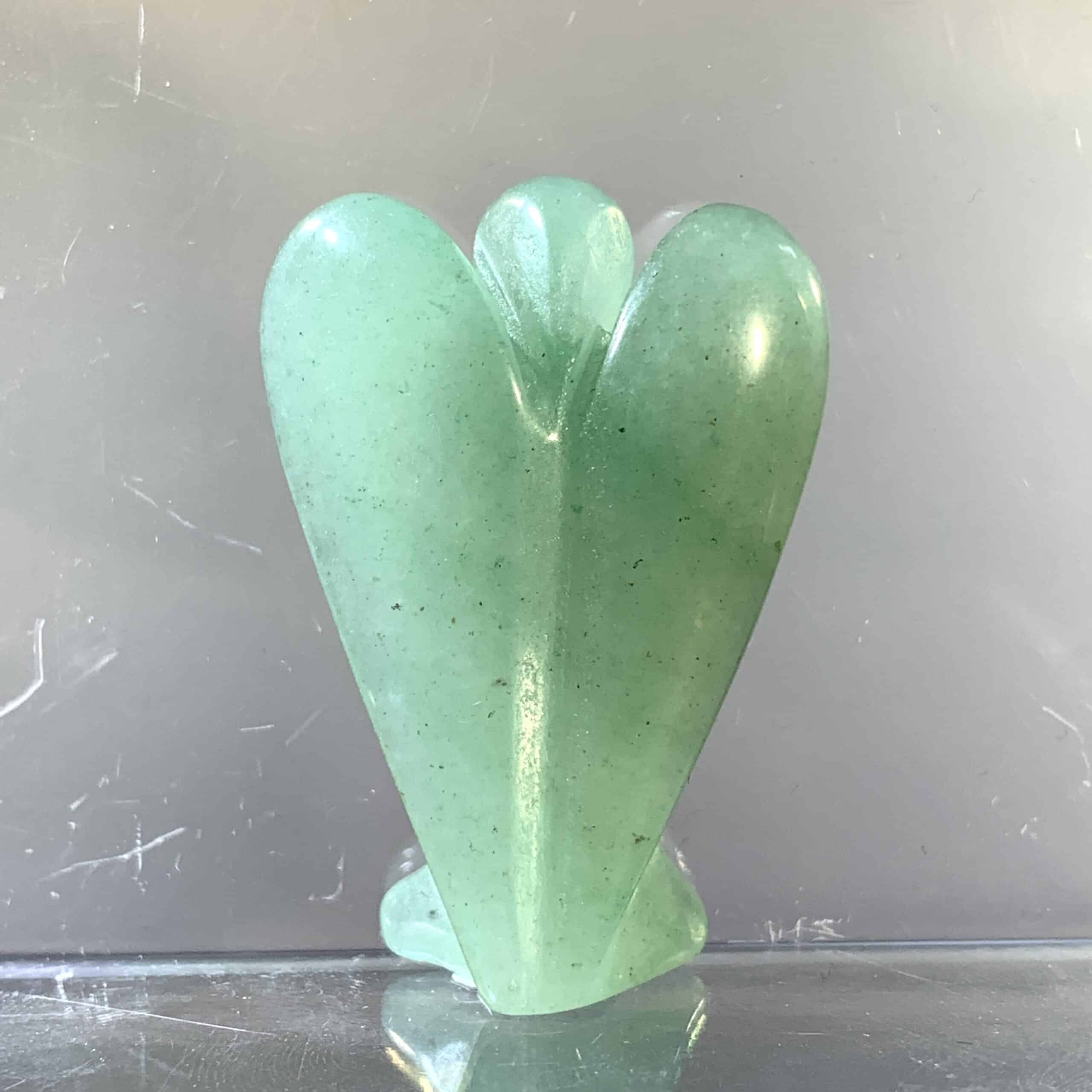 Aventurine (green) - angel standing - healing crystal - Image 3